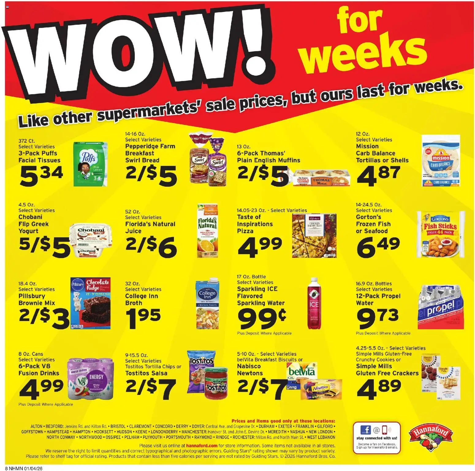 Hannaford Weekly Ad - valid from 04.01.2026 | Page: 8