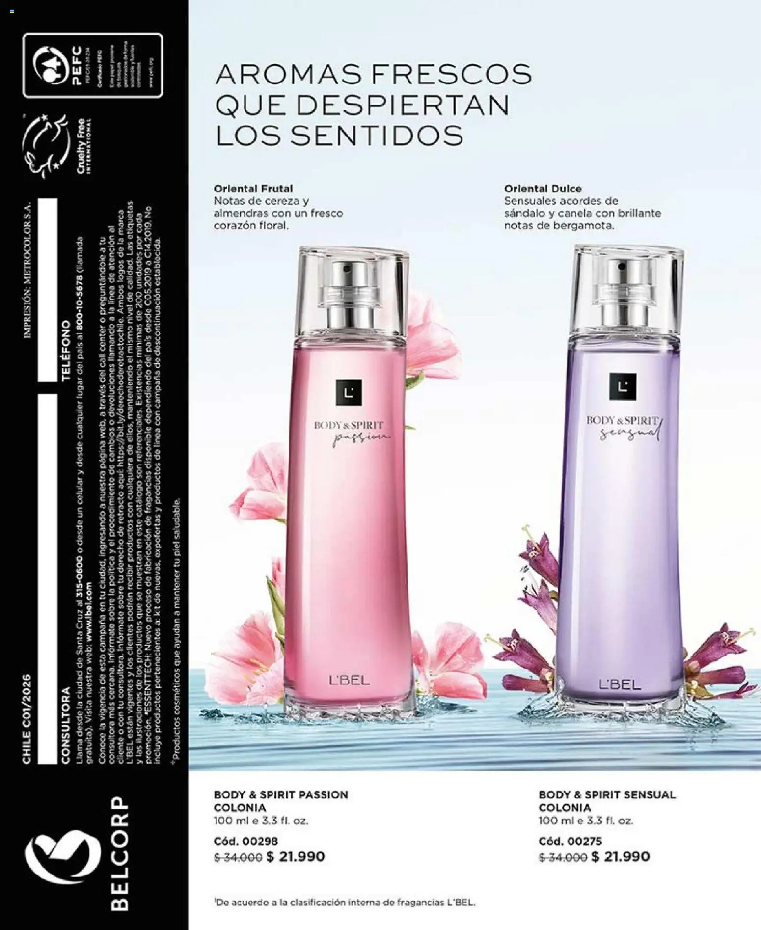 Catálogo L'Bel Campaña 1 │ válido desde el 01.01.2026 | Página: 76 | Productos: Body, Campana, Almendras, Teléfono