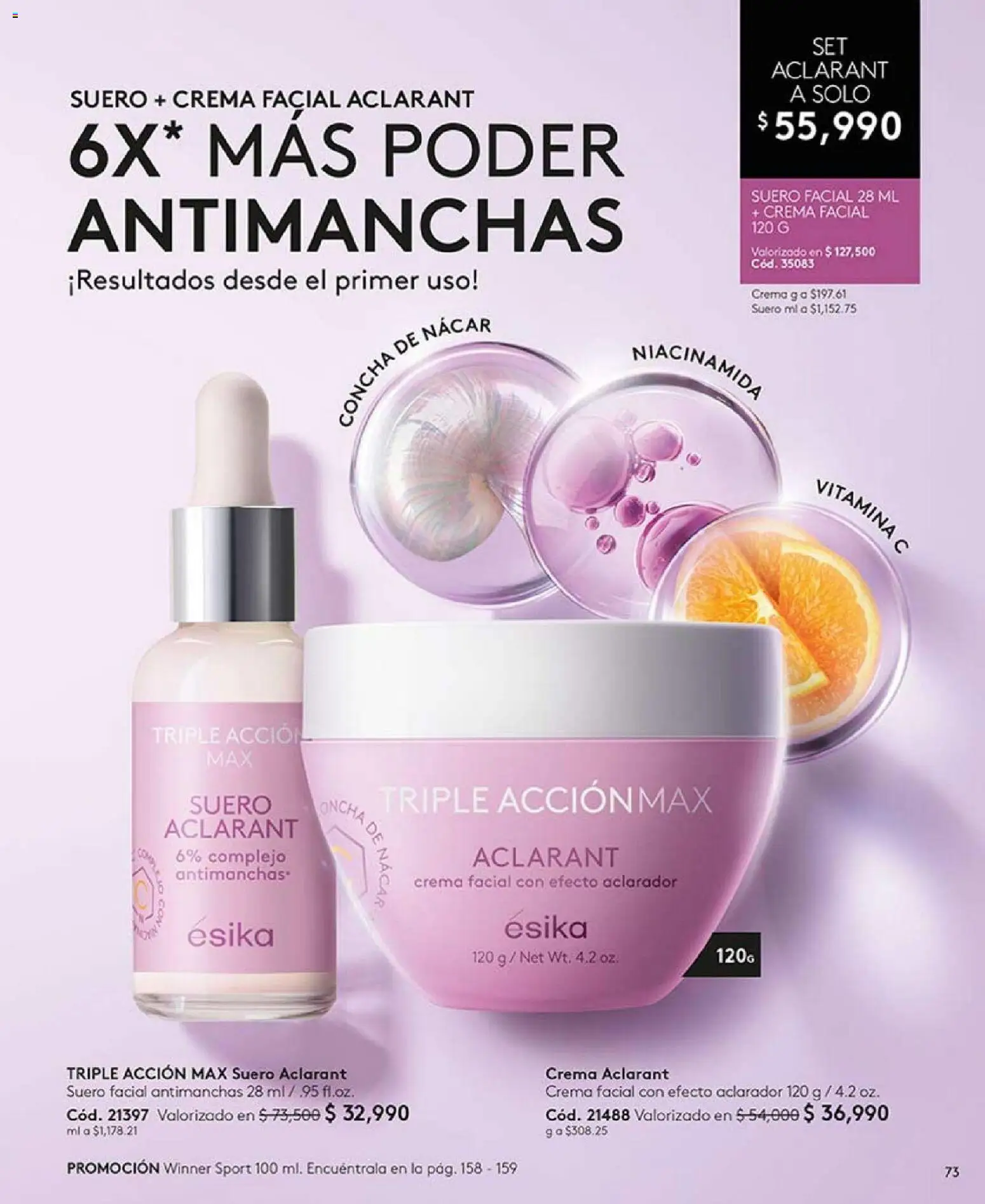 Ésika revista - valida desde el 01.02.2026 | Página: 73 | Productos: Crema