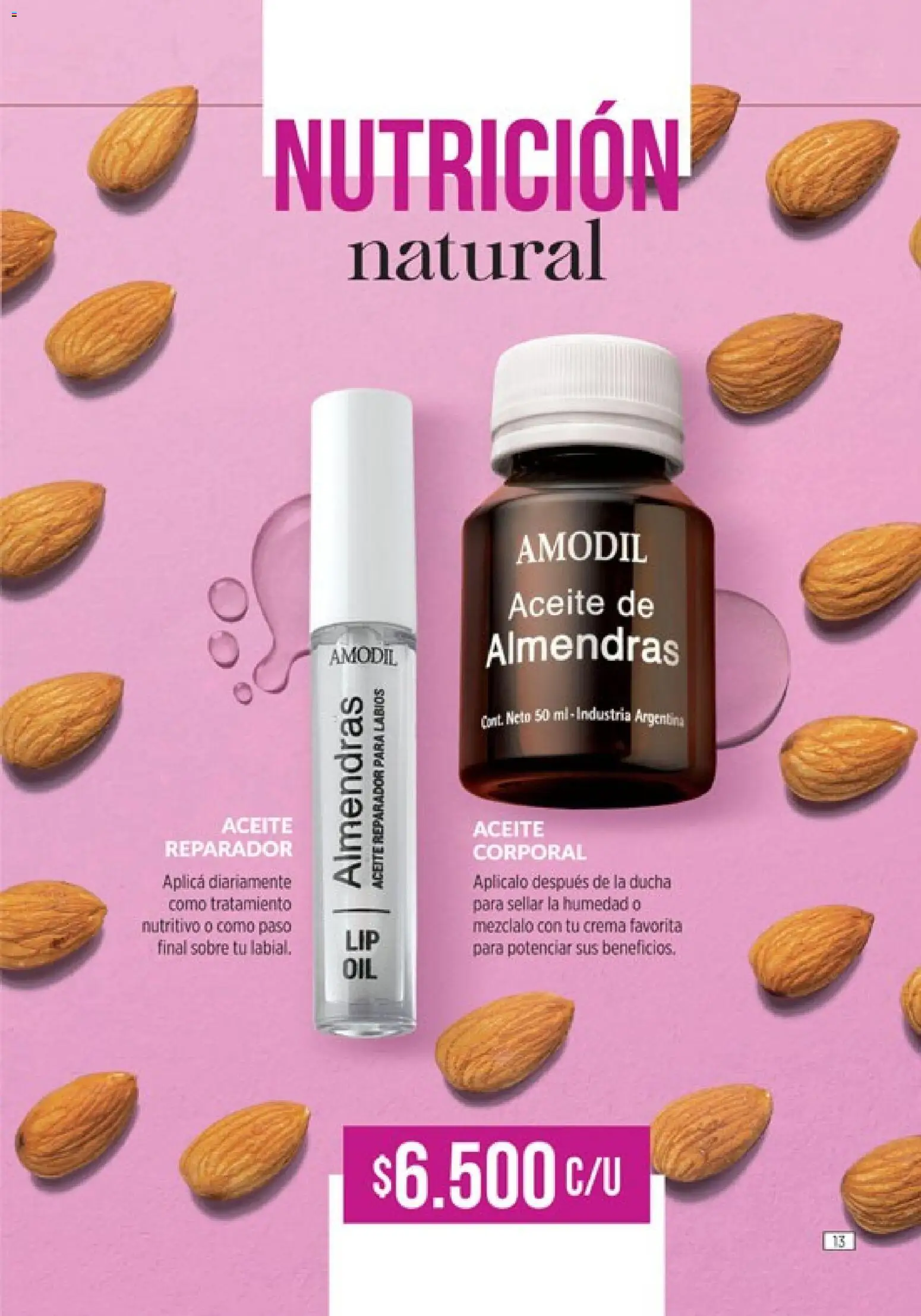 Amodil - Campaña 18/2025 │ válido desde el 30.11.2025 | Página: 13 | Productos: Sobre, Ducha, Aceite, Crema