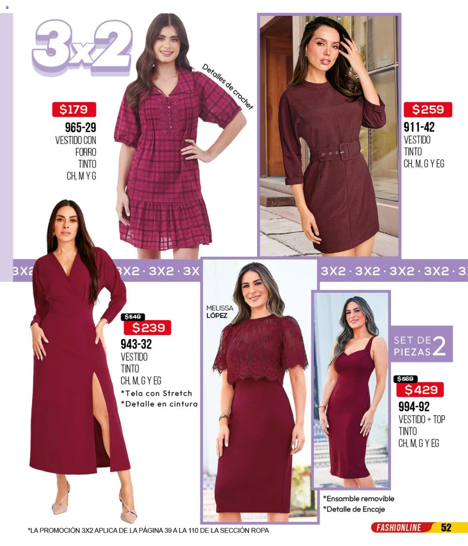 Nuevas ofertas de Cklass válidas en toda la República Mexicana desde el 14.04.2026. ¡Encuentra las mejores ofertas en Cklass catálogo 3X2 Digital Ropa! | Página: 53 | Productos: Ropa, Vestido, Top