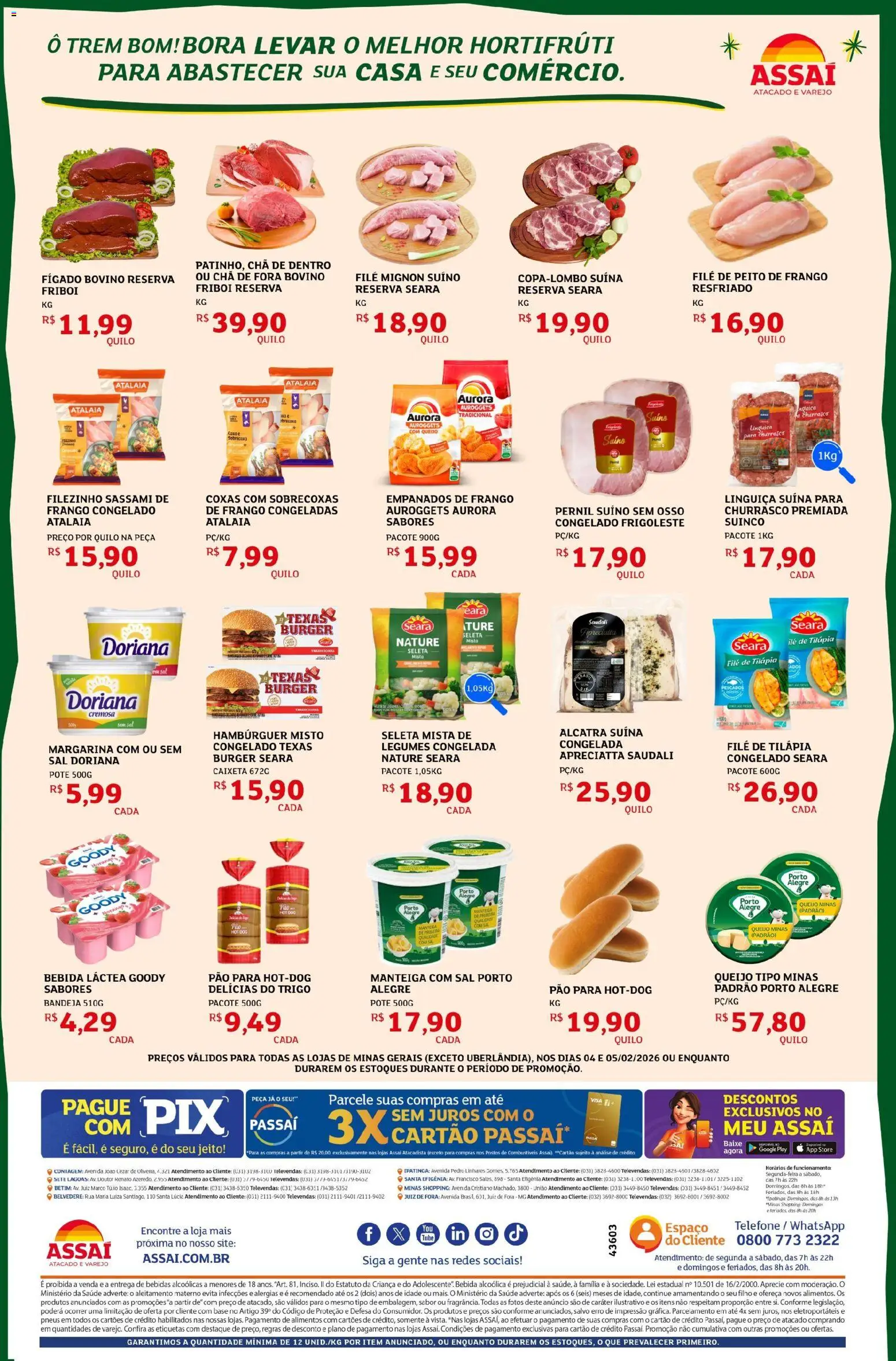 Assaí Atacadista Folheto - válido de 04.02.2026 | Página: 2