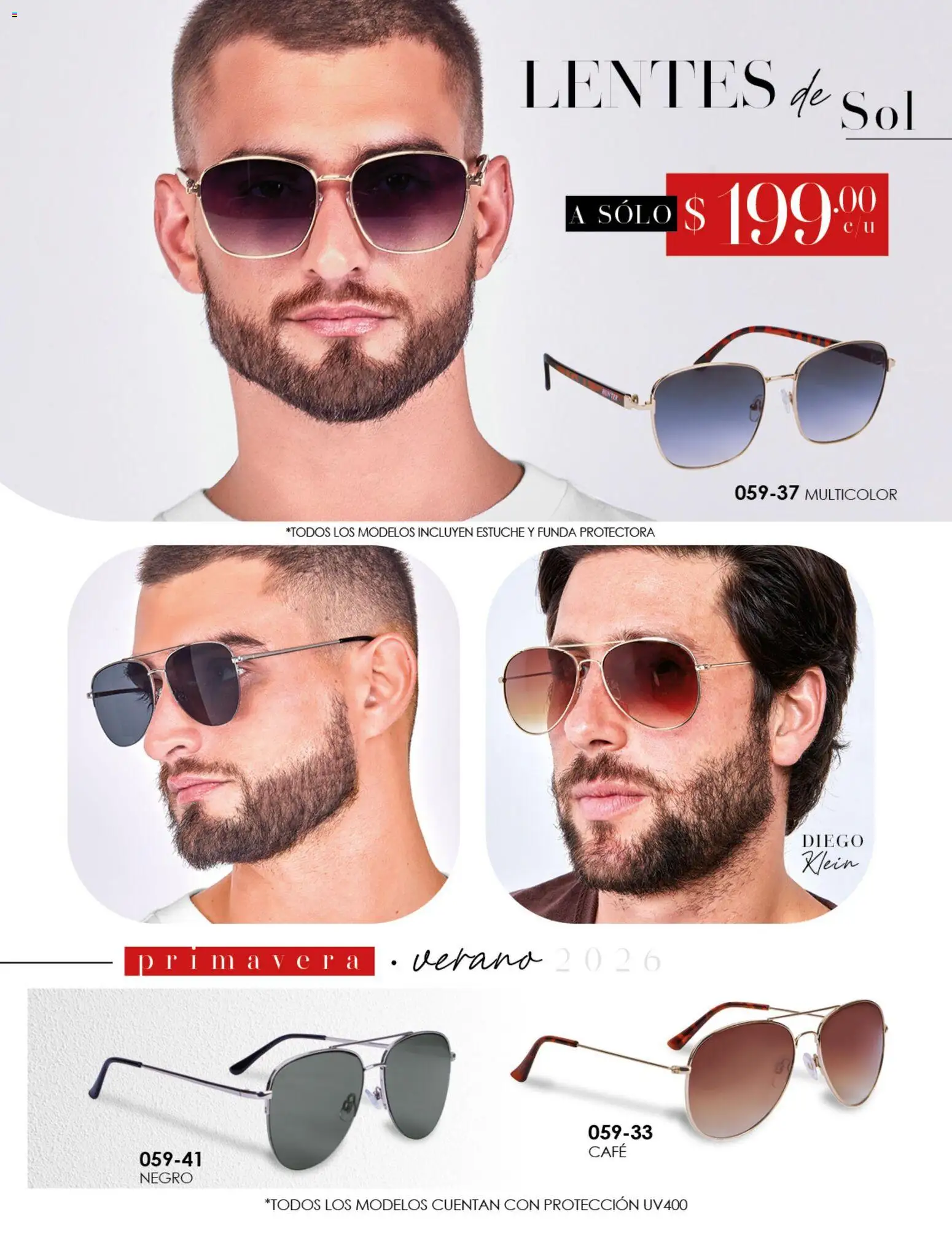 Nuevas ofertas de Cklass válidas en toda la República Mexicana desde el 02.01.2026. ¡Encuentra las mejores ofertas en Cklass catálogo Sportbrands! | Página: 271 | Productos: Lentes, Estuche, Funda, Lentes de sol