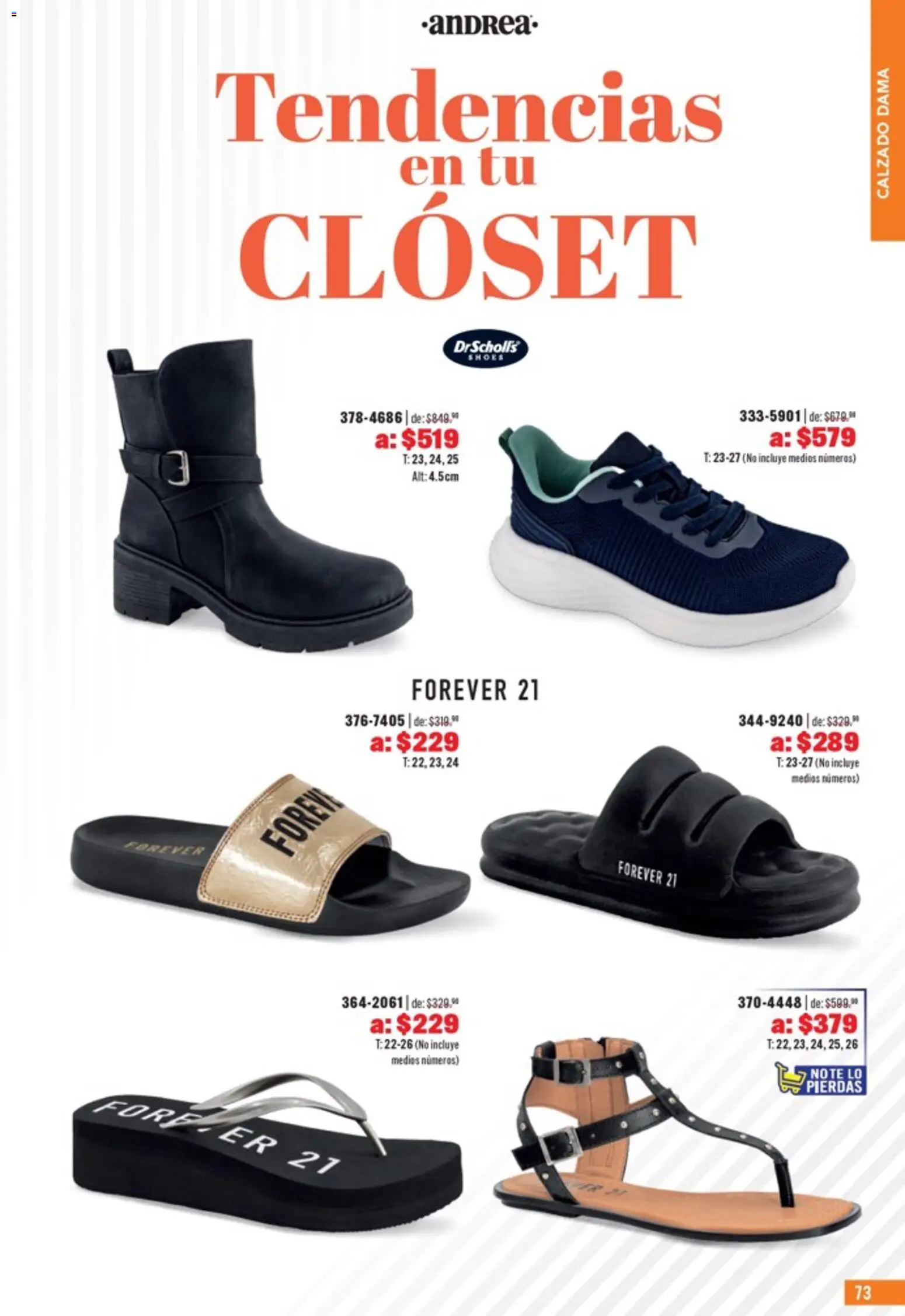 Nuevas ofertas de Andrea válidas en toda la República Mexicana desde el 05.04.2026. ¡Encuentra las mejores ofertas en Andrea catálogo Outlet! | Página: 73