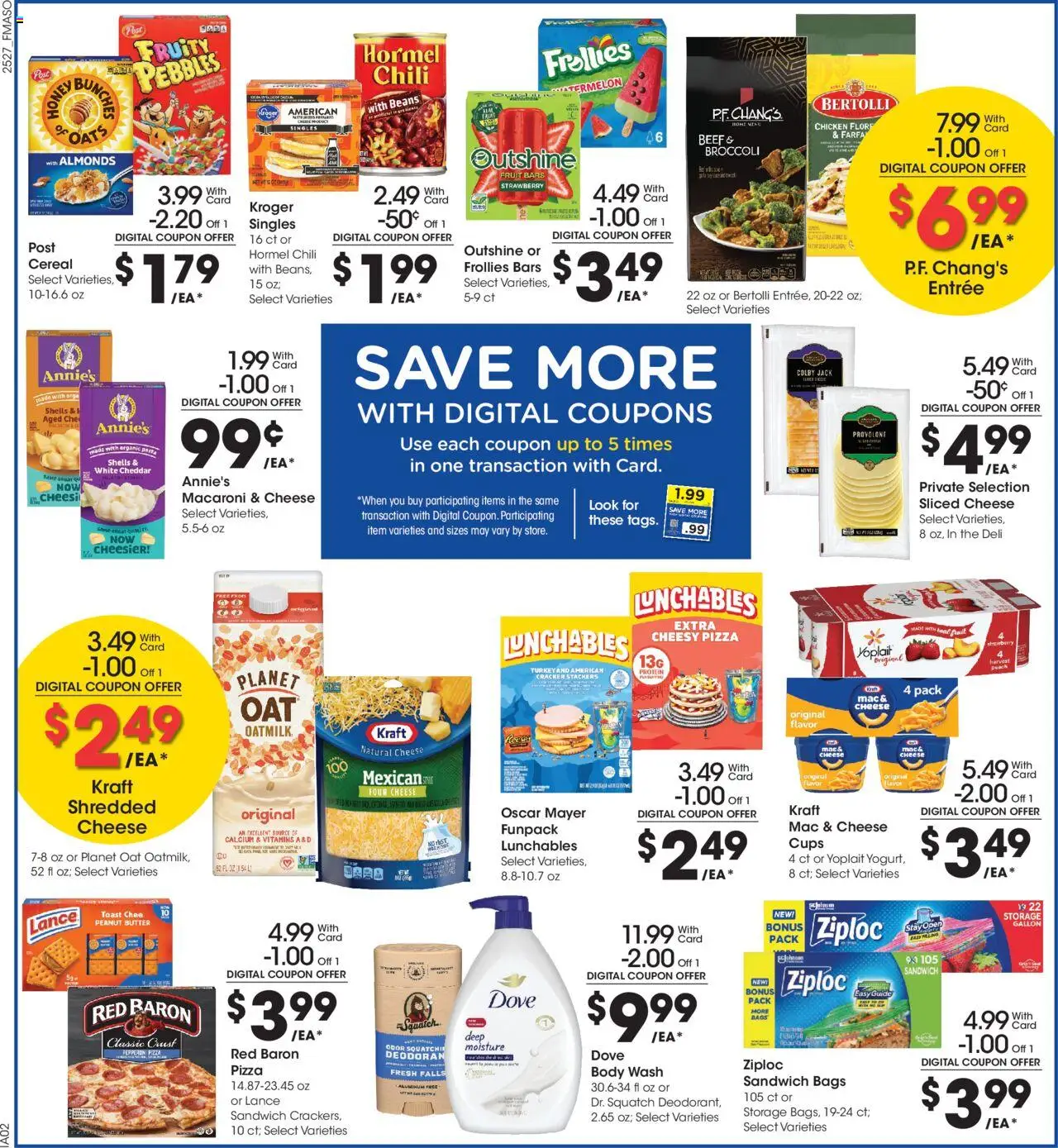 Fred Meyer Weekly Ad - valid from 06.08.2025 | Page: 4 | Products: Butter, Cheese, Beef, Pasta