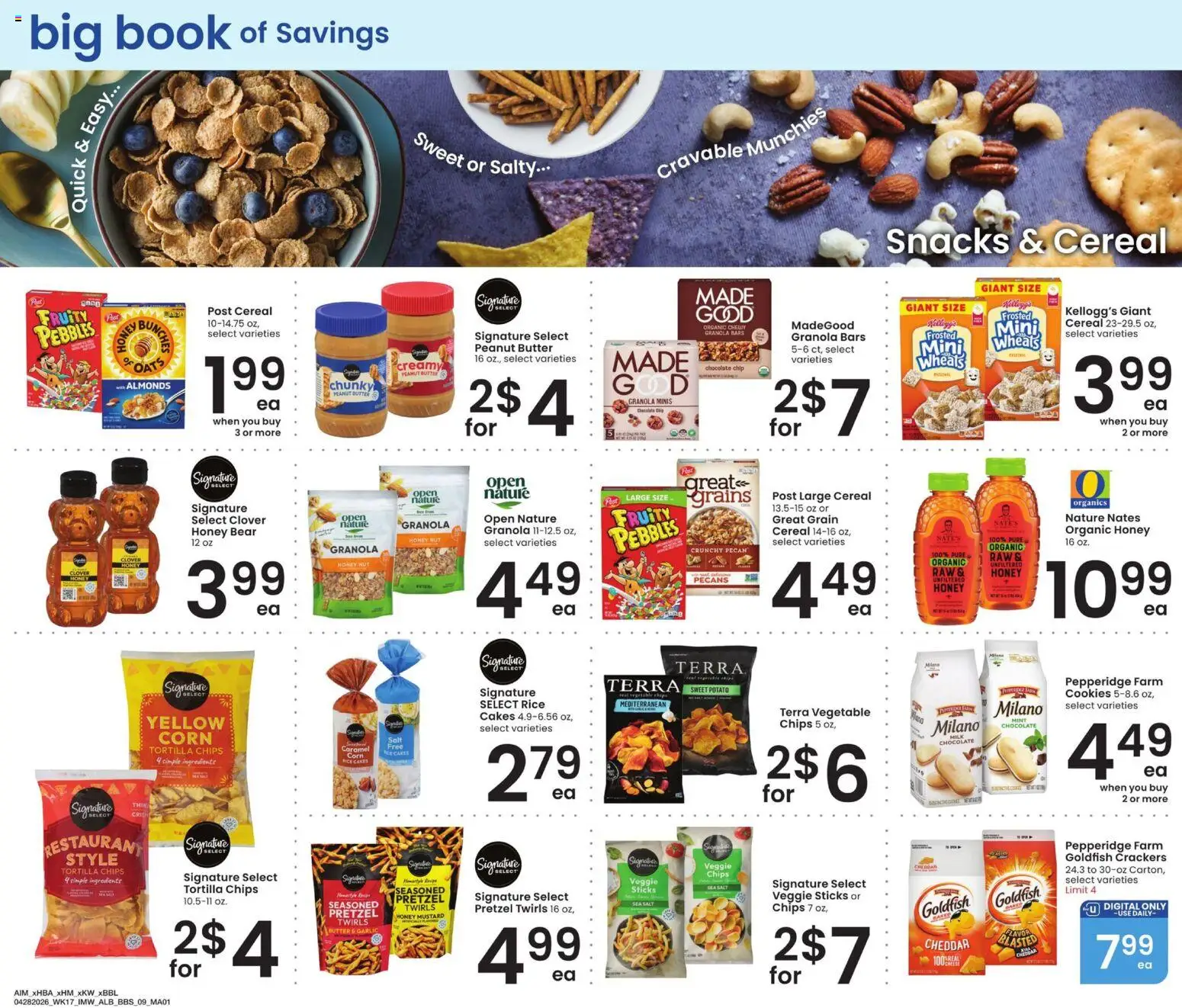 Albertsons Big Book of Savings - valid from 28.04.2026 | Page: 9 | Products: Chips, Salt, Garlic, Chocolate Chip