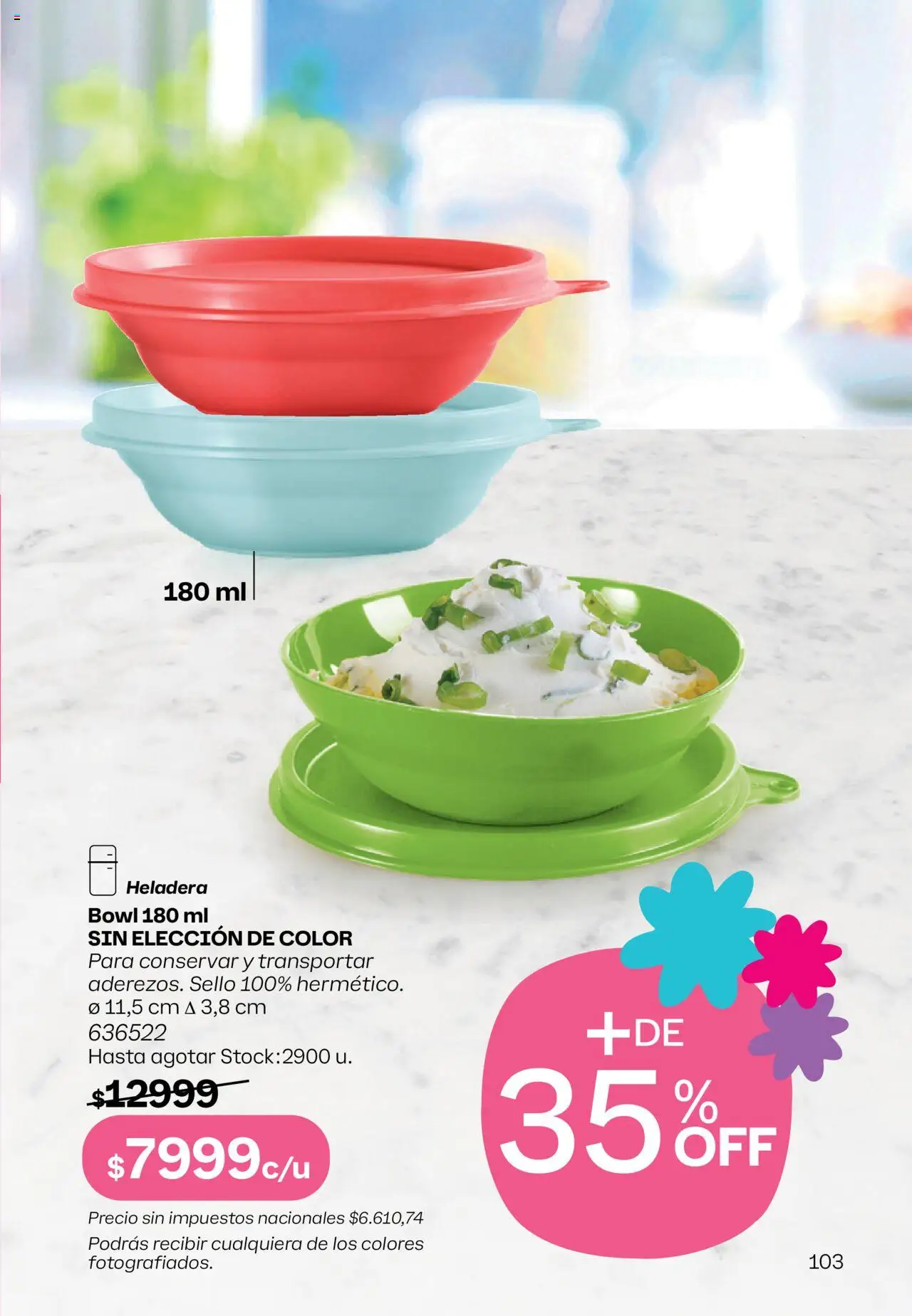 Tupperware - Campaña 16/2025 │ válido desde el 21.09.2025 | Página: 104 | Productos: Bowl, Heladera