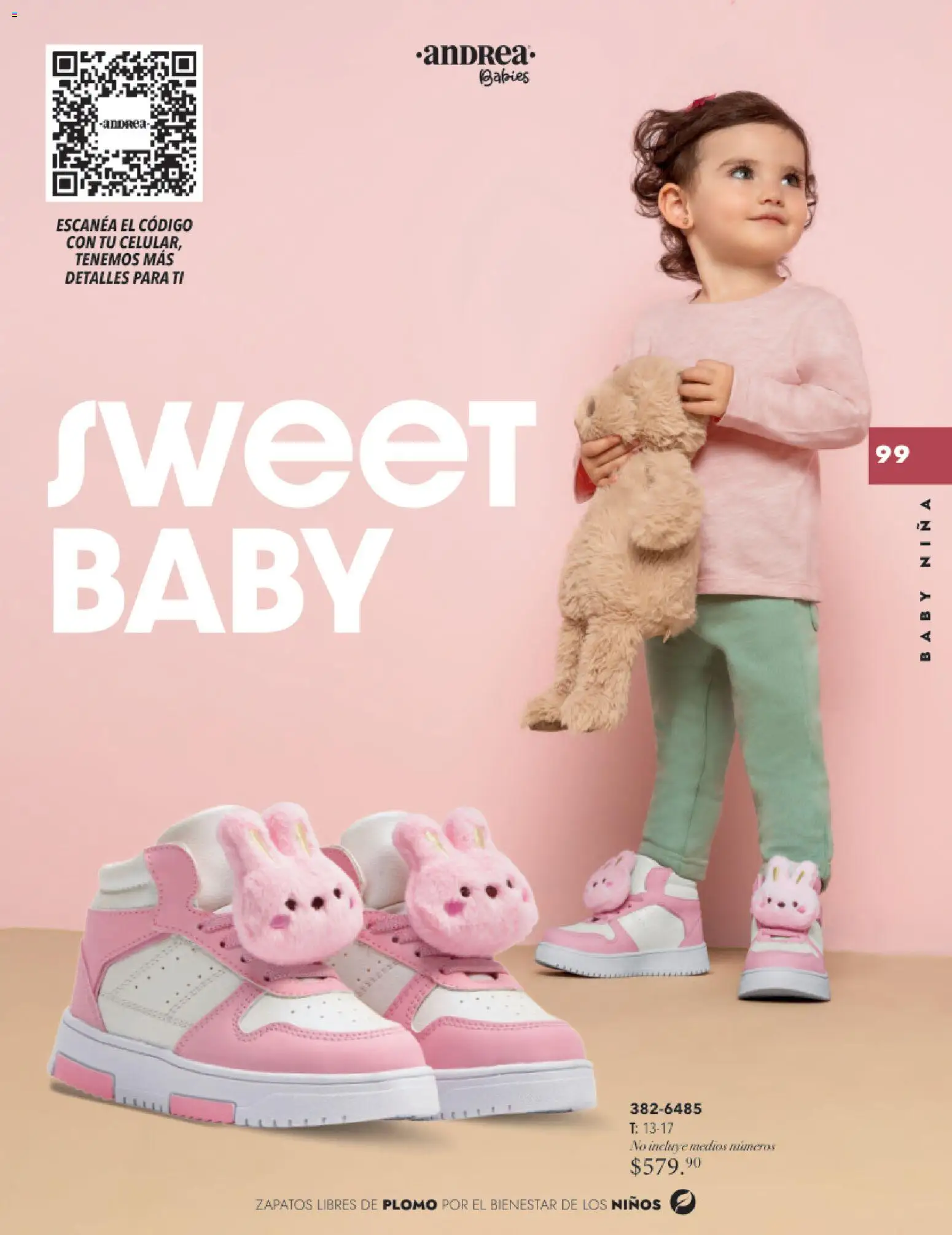 Nuevas ofertas de Andrea válidas en toda la República Mexicana desde el 26.11.2025. ¡Encuentra las mejores ofertas en Andrea catálogo Infantil Baby otoño 2025! | Página: 11 | Productos: Zapatos