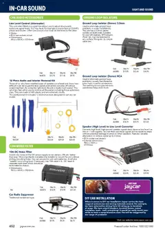 Preview of Jaycar Engineering & Scientific Catalogue 2025/2026  - valid from 09.07.2025 | Page: 452 | Products: Door, Accessories, Stereo, Converter