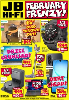 Preview of JB Hi-Fi February Frenzy - valid from 12.02.2026