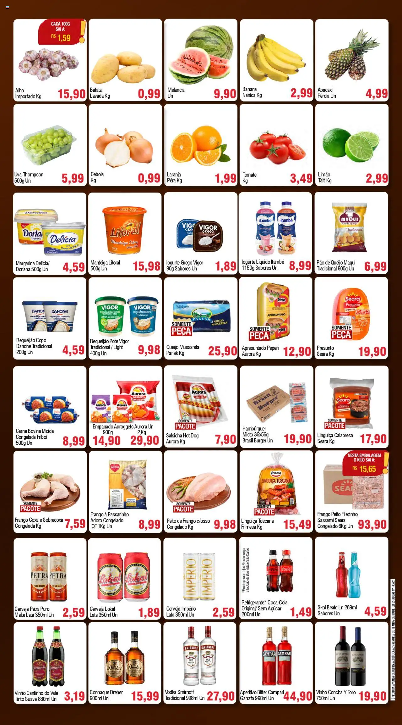 Spani Atacadista Folheto - válido de 19.09.2025 | Página: 2 | Produtos: Doriana, Salsicha, Presunto, Frango