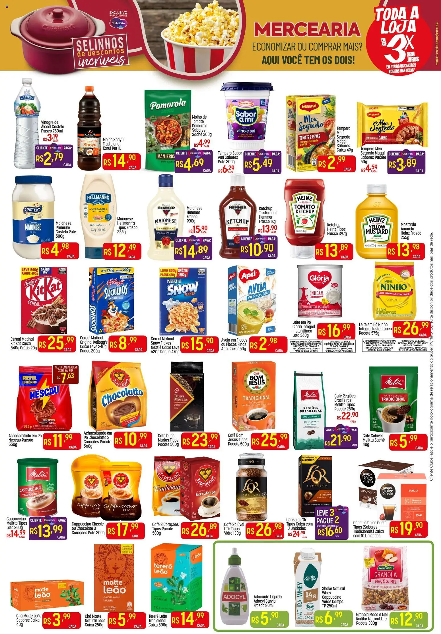 Super Muffato Folheto - válido de 21.01.2026 | Página: 3 | Produtos: Kodilar, Stevia, Leite, Kit Kat