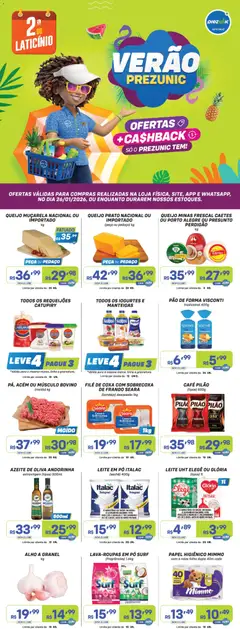 Encarte Prezunic - Pré-Visualização do folheto da loja Prezunic, válido de 26.01.2026