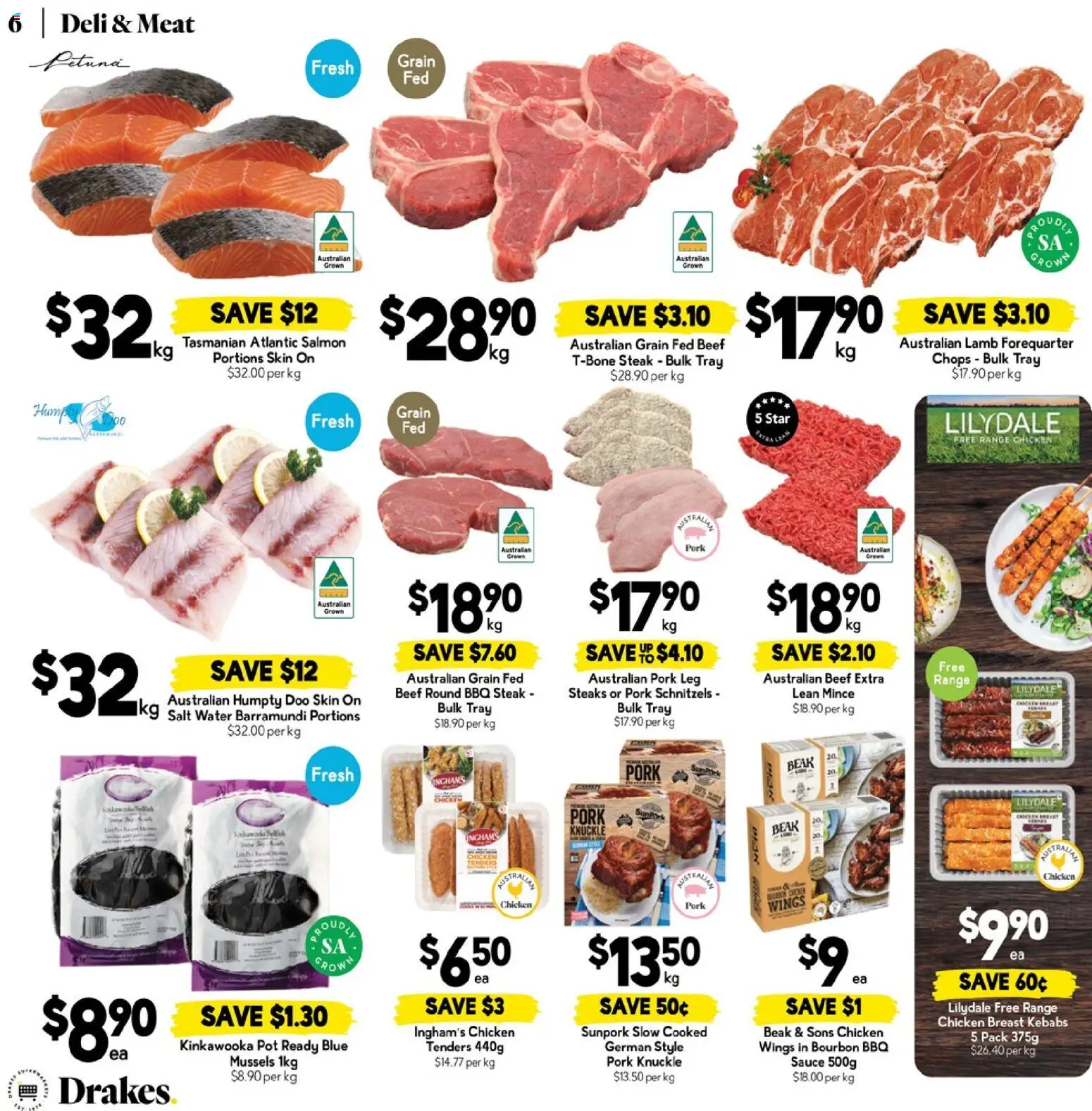Drakes catalogue - valid from 11.03.2026 | Page: 6 | Products: Pot, Chicken, Water, Salt