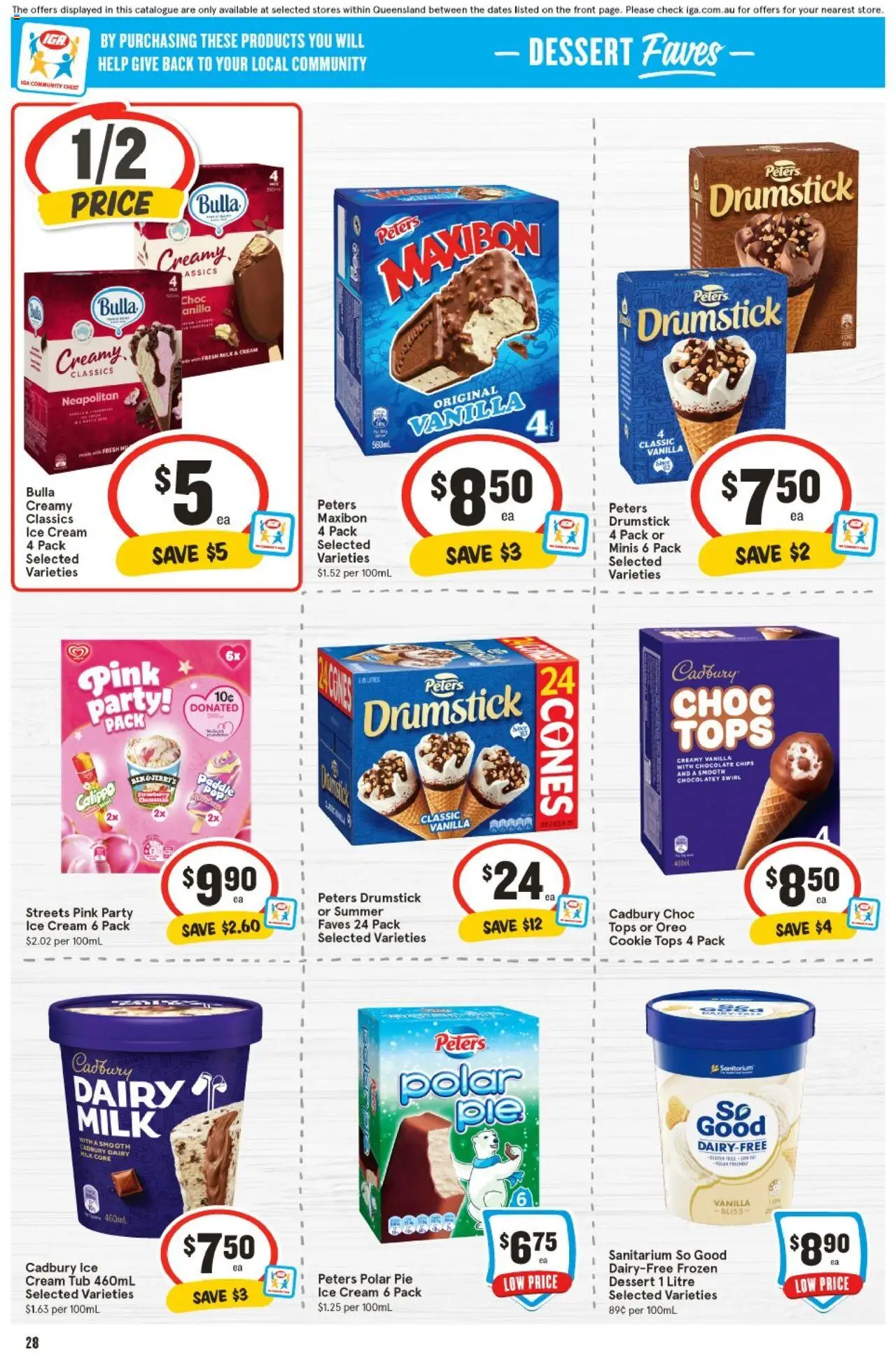 IGA catalogue - valid from 18.06.2025 | Page: 29 | Products: Dairy, Chocolate, Chips, Cream