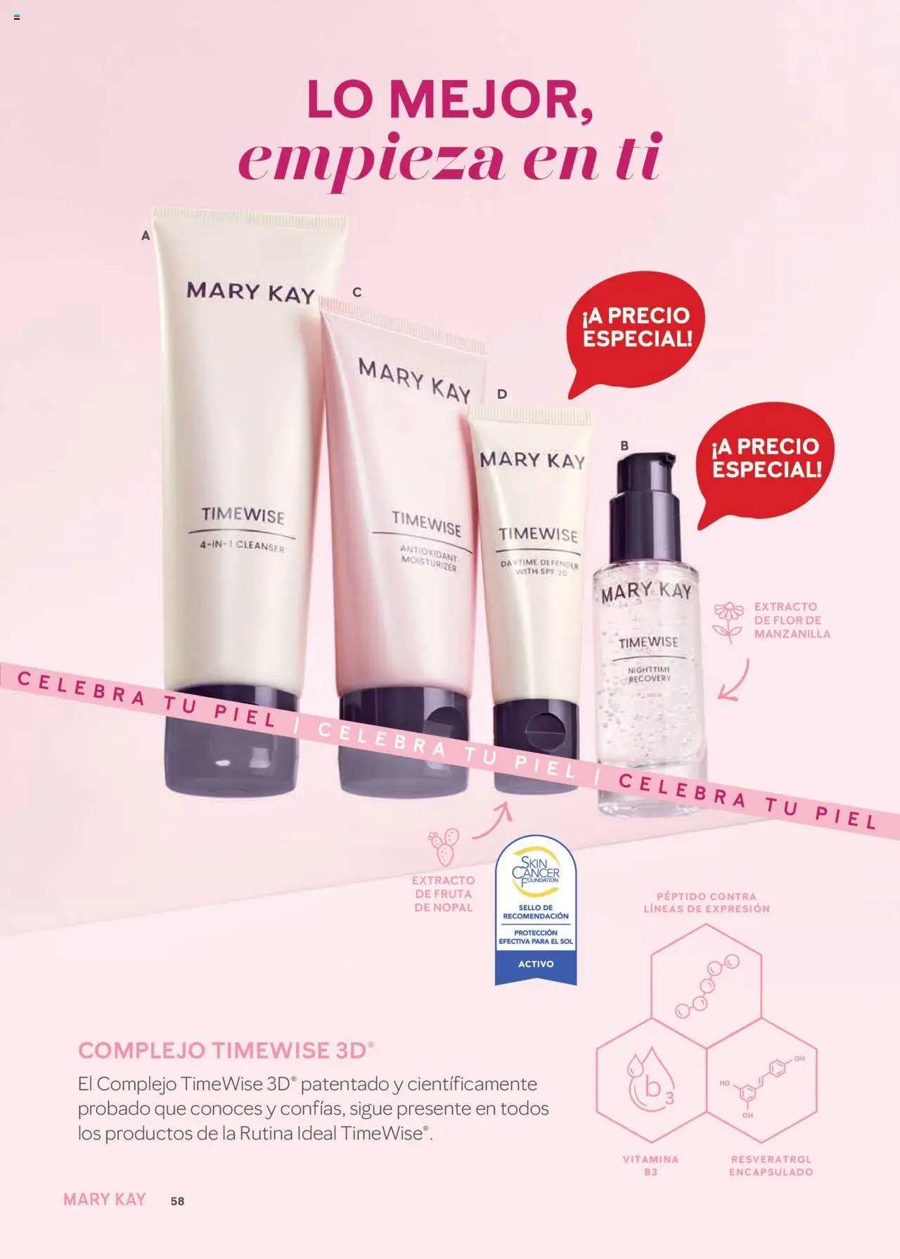 Nuevas ofertas de Mary Kay válidas en toda la República Mexicana desde el 01.09.2025. ¡Encuentra las mejores ofertas en Mary Kay catálogo! | Página: 58 | Productos: Loción
