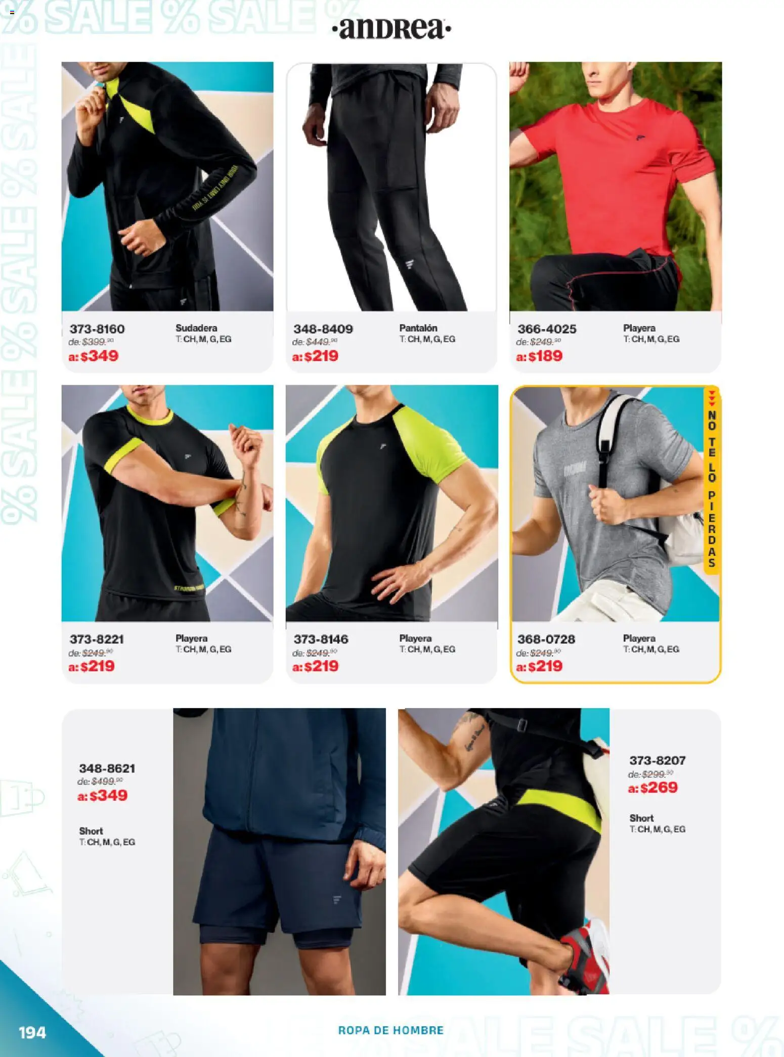 Nuevas ofertas de Andrea válidas en toda la República Mexicana desde el 21.12.2025. ¡Encuentra las mejores ofertas en Andrea catálogo Outlet! | Página: 194 | Productos: Ropa, Sudadera, Playera, Short