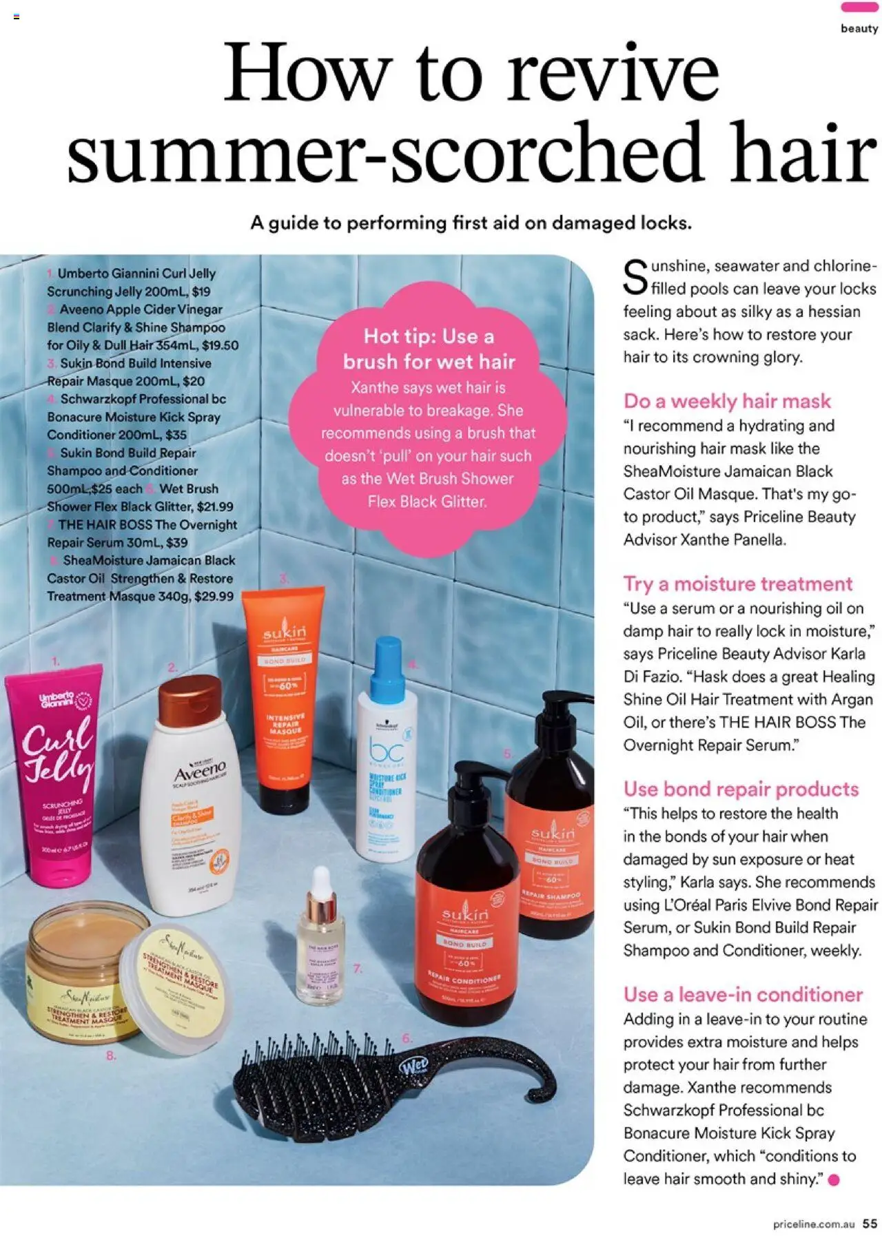 Priceline Pharmacy catalogue - valid from 20.02.2025 | Page: 55 | Products: Hair mask, Mask, Vinegar, Treatment