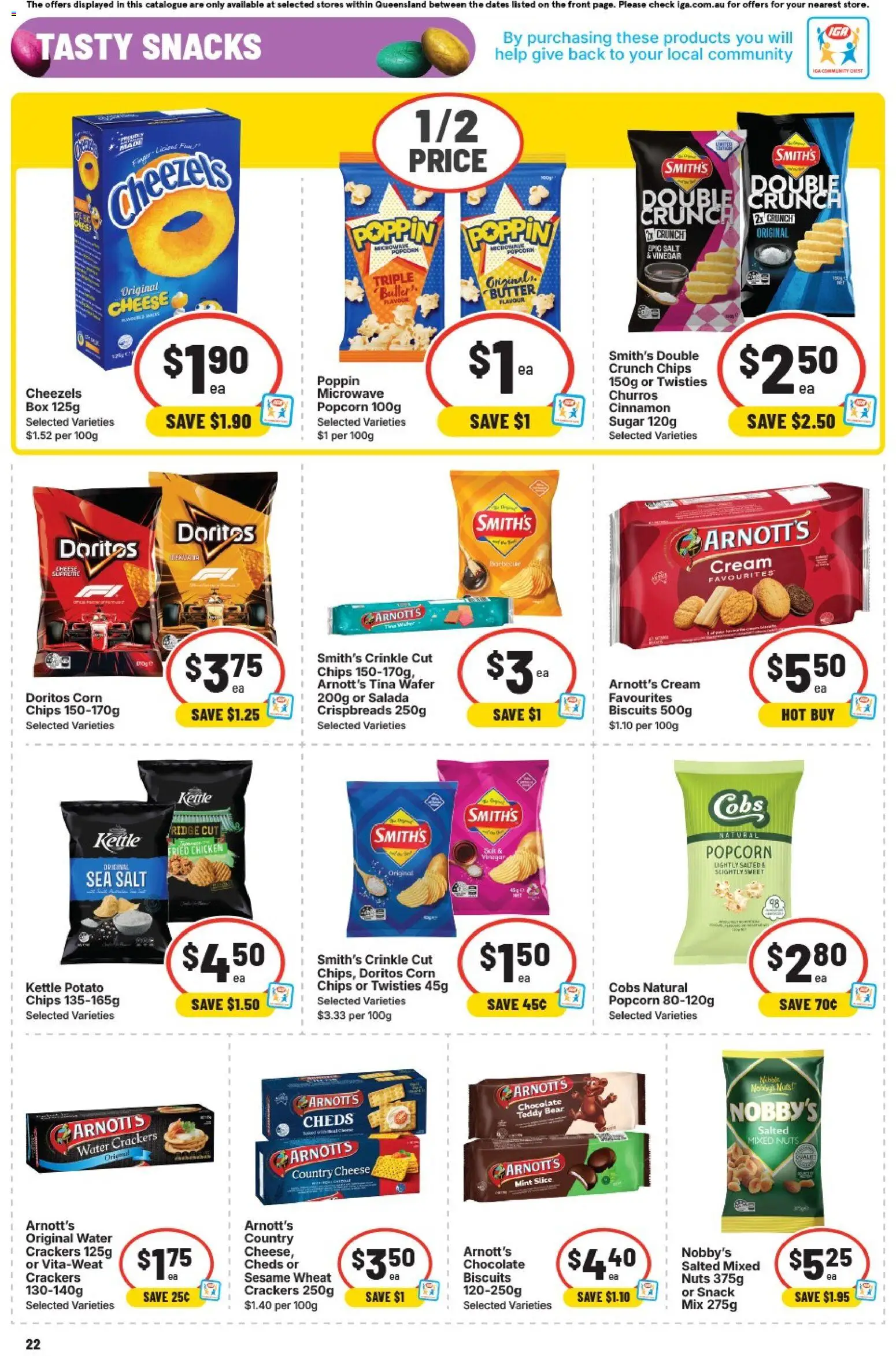 IGA catalogue - valid from 25.03.2026 | Page: 21 | Products: Butter, Chicken, Cream, Salt