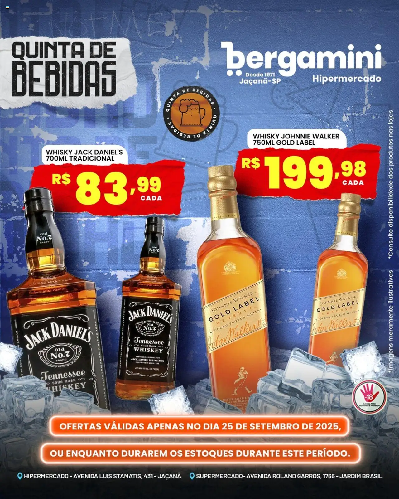 Supermercado Bergamini Folheto - válido de 25.09.2025 | Página: 2 | Produtos: Whisky