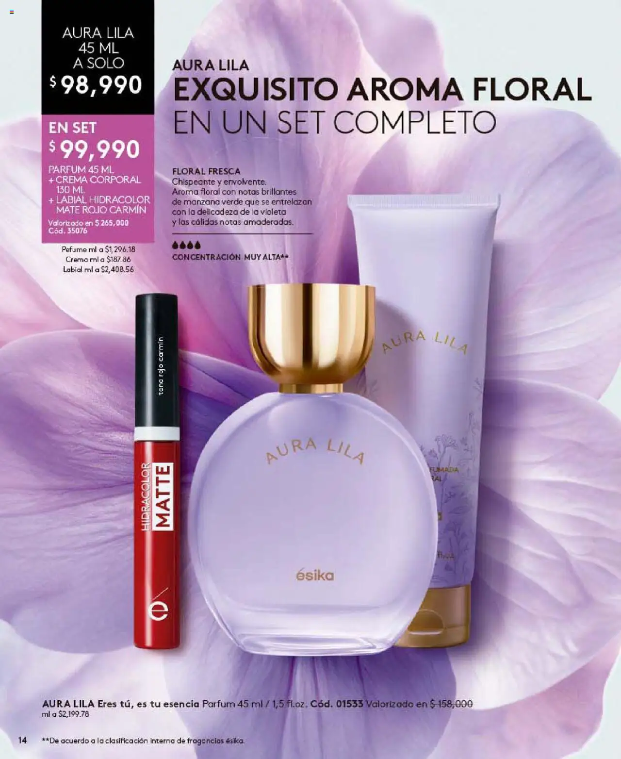Ésika revista - valida desde el 24.09.2025 | Página: 14 | Productos: Crema, Manzana