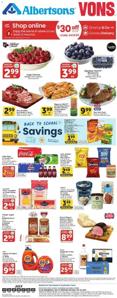 Preview of Vons weekly ads valid from 23.07.2025