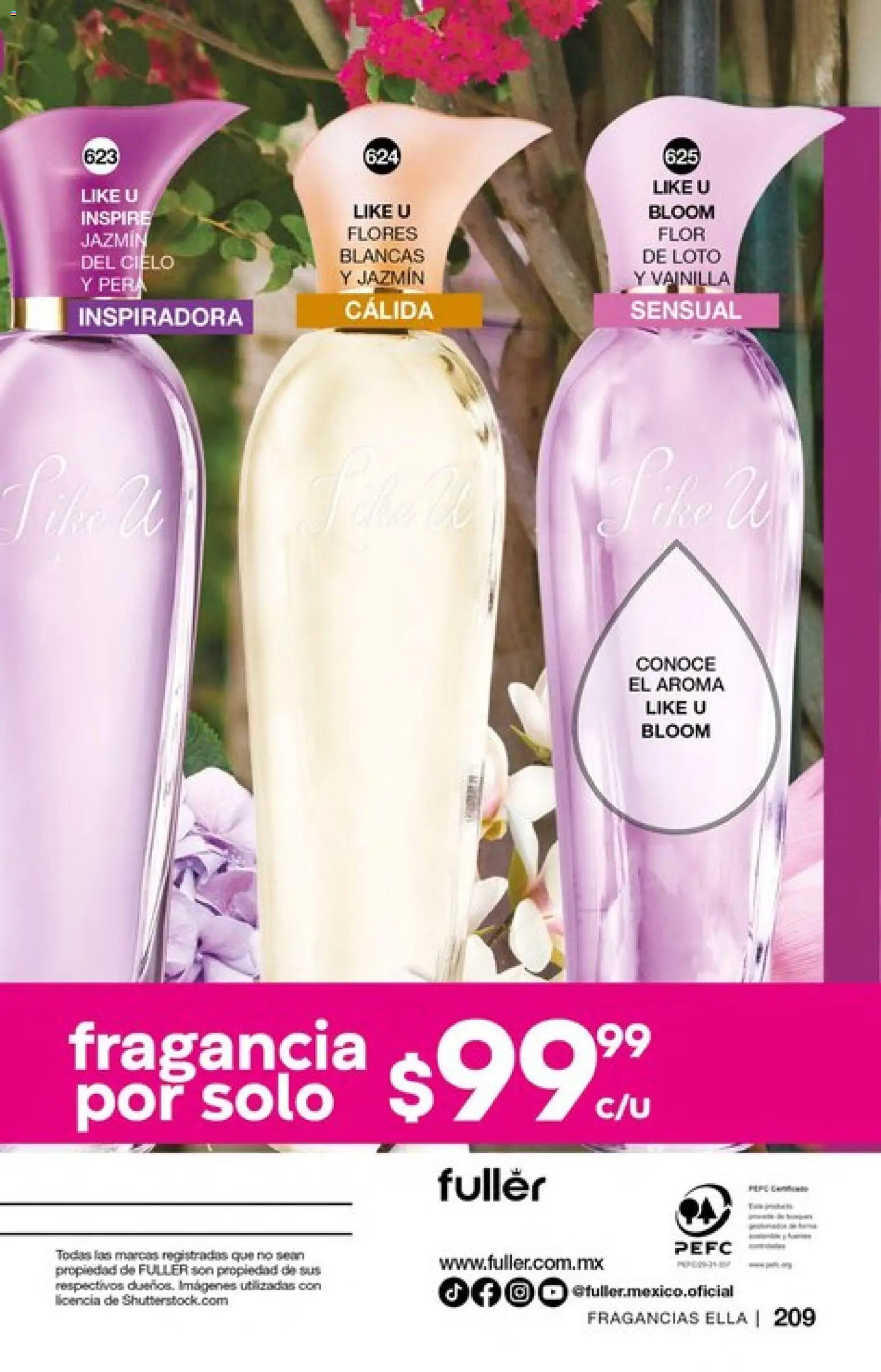 Nuevas ofertas de Fuller válidas en toda la República Mexicana desde el 04.03.2026. ¡Encuentra las mejores ofertas en Fuller campaña 24 2026! | Página: 209 | Productos: Pera, Fragancia