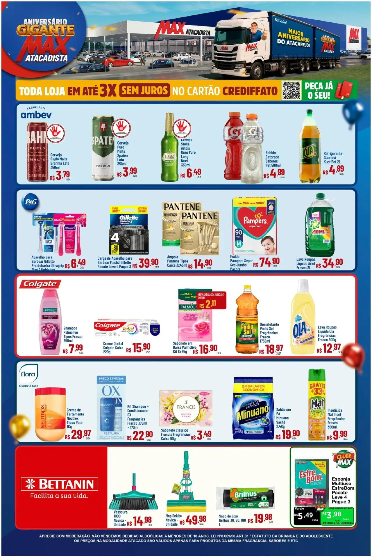 Max Atacadista Folheto - válido de 06.10.2025 | Página: 3 | Produtos: Mop, Roupas, Desinfetante, Inseticida
