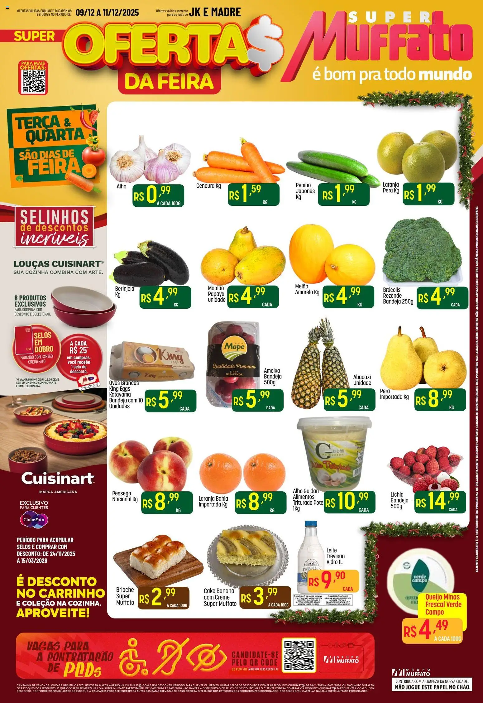 Super Muffato Folheto - válido de 09.12.2025 | Página: 1 | Produtos: Lichia, Leite, Ovos, Creme