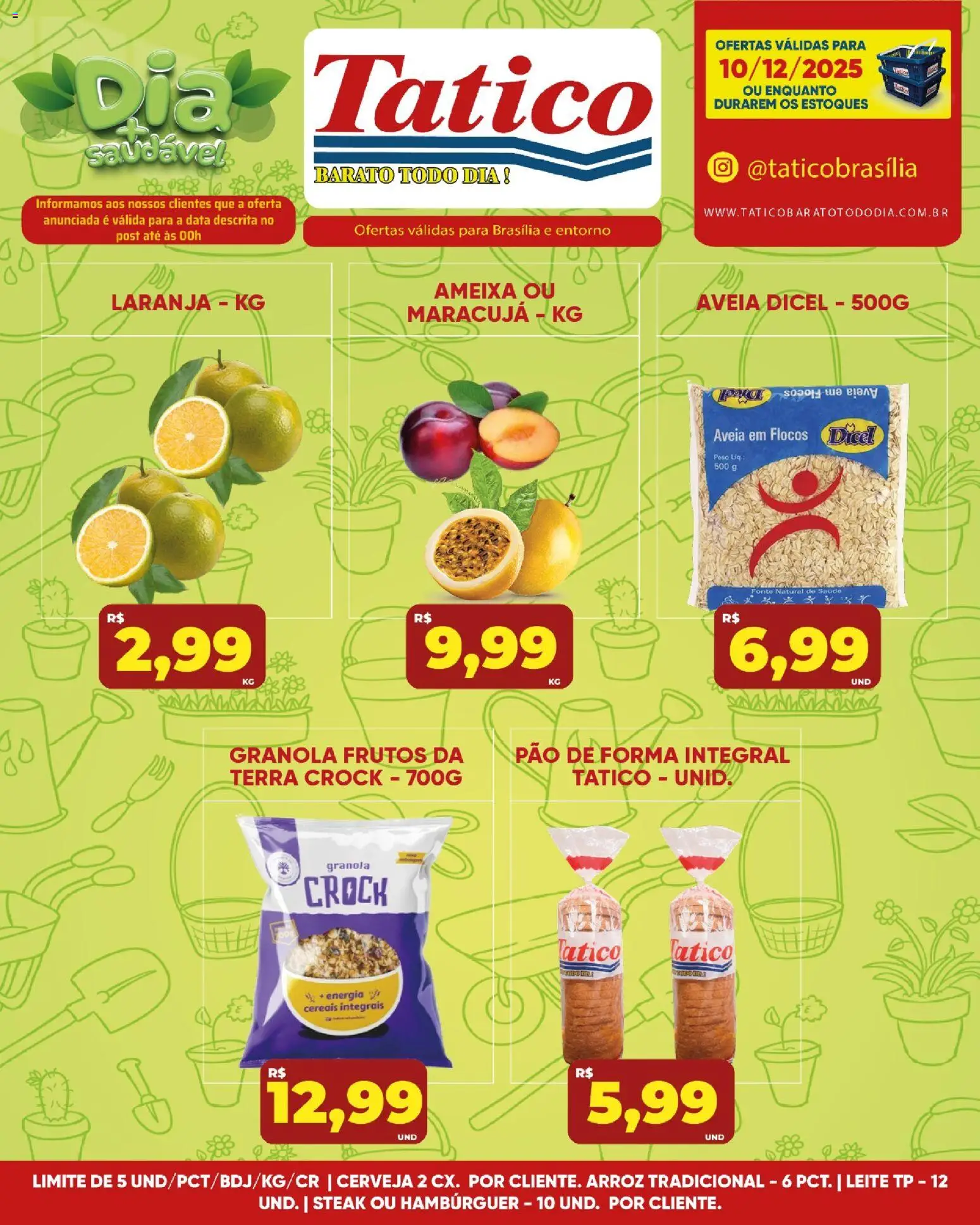 Tatico Folheto - válido de 10.12.2025 | Página: 6 | Produtos: Cerveja, Granola, Pão de forma, Aveia
