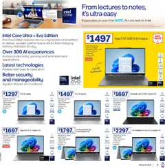 Preview of Officeworks  Catalogue  - valid from 01.10.2025 | Page: 5 | Products: Battery, Pc, Laptop, Screen