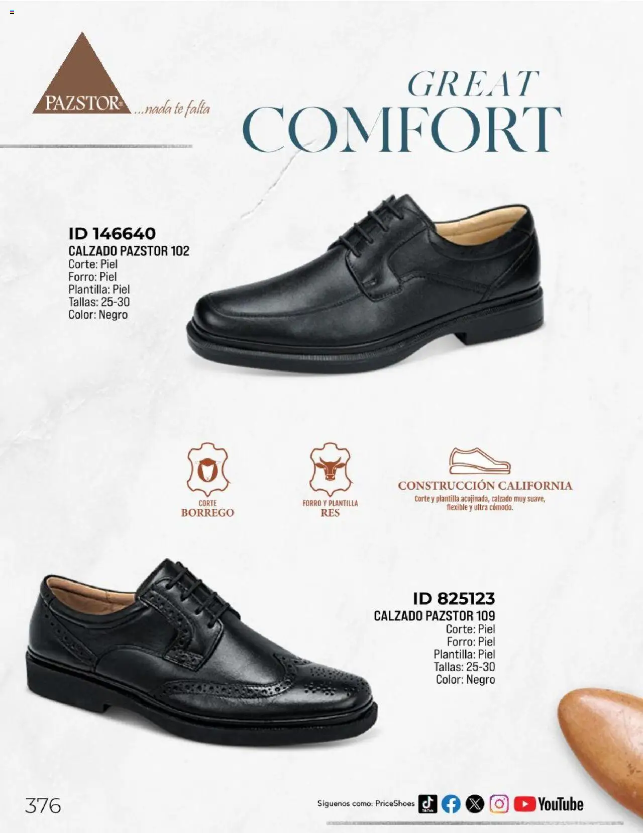 Nuevas ofertas de Price Shoes válidas en toda la República Mexicana desde el 05.05.2025. ¡Encuentra las mejores ofertas en Price Shoes catálogo Todo En 1 2025! | Página: 374 | Productos: Flexible, Té