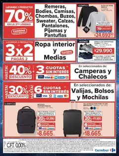Vista previa Carrefour ofertas válido desde el 28.04.2026 | Página: 22 | Productos: Caso, Valija, Banco, Ropa