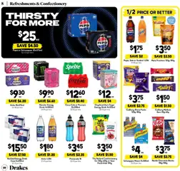 Preview of Drakes Catalogue  - valid from 18.02.2026 | Page: 8 | Products: Dairy, Melon, Coca Cola, Water
