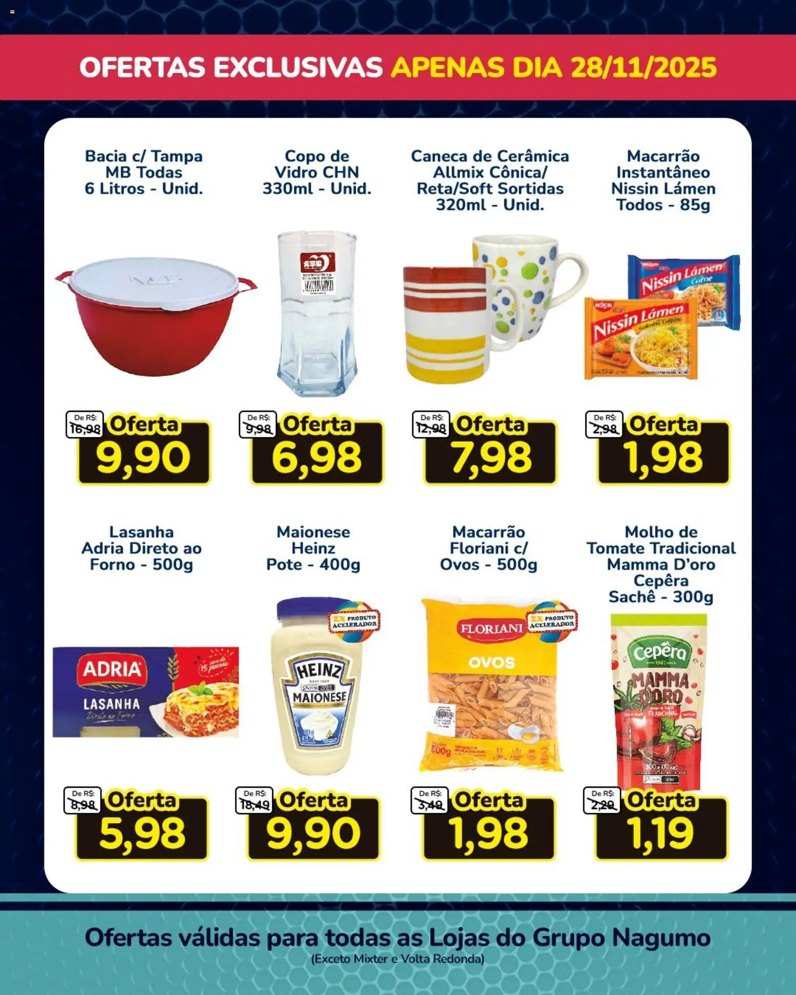 Nagumo Folheto - válido de 28.11.2025 | Página: 9 | Produtos: Forno, Caneca, Lasanha, Maionese