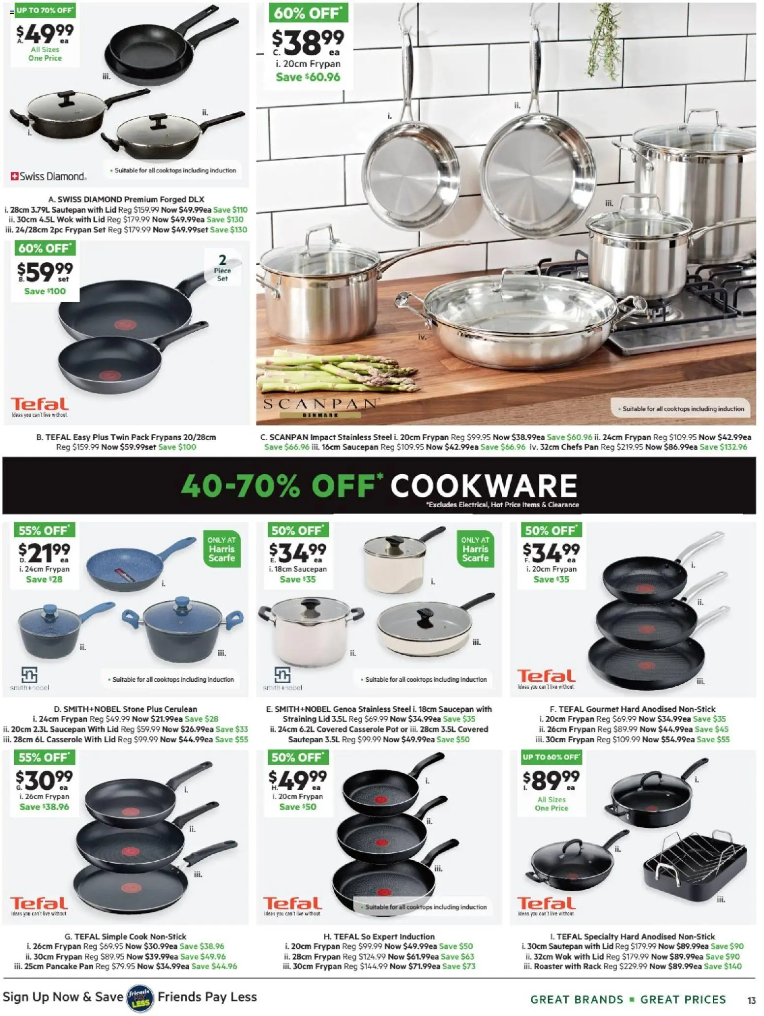 Harris Scarfe catalogue - valid from 20.11.2025 | Page: 13 | Products: Diamond, Pot, Cookware