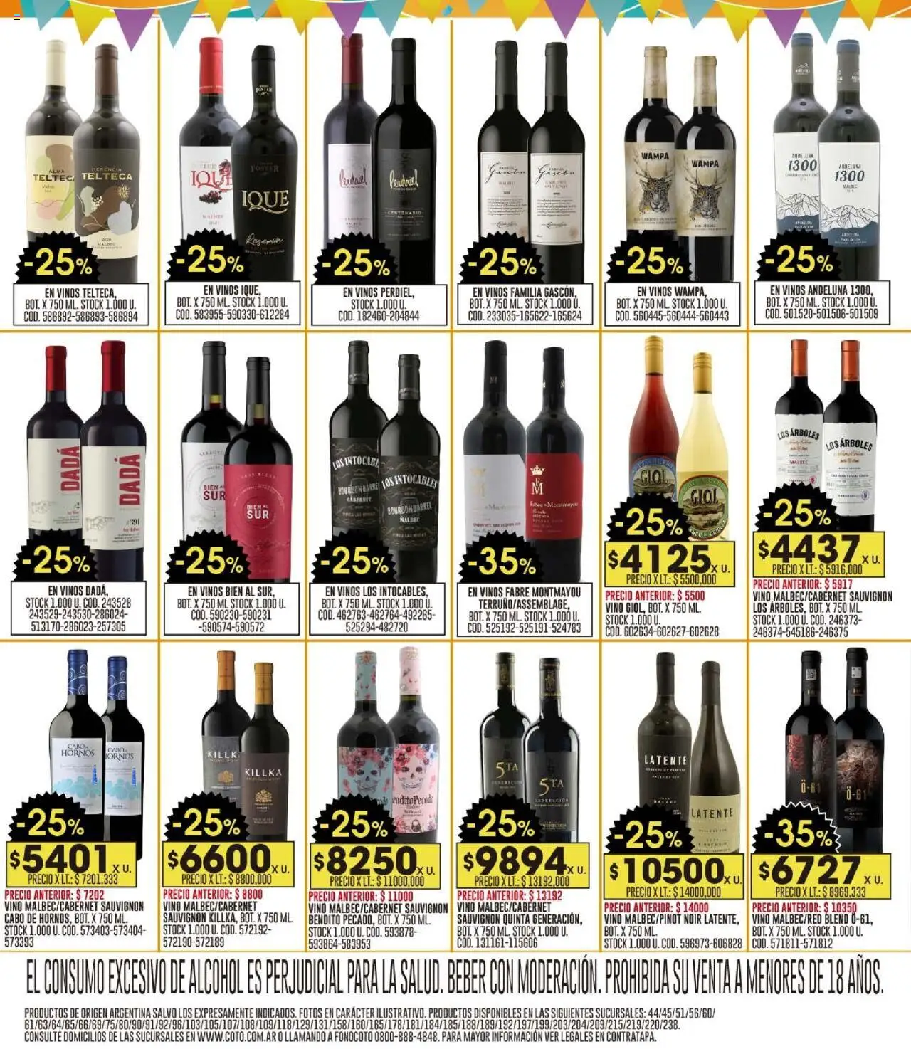 Coto - Ofertas │ válido desde el 29.09.2025 | Página: 14 | Productos: Vino