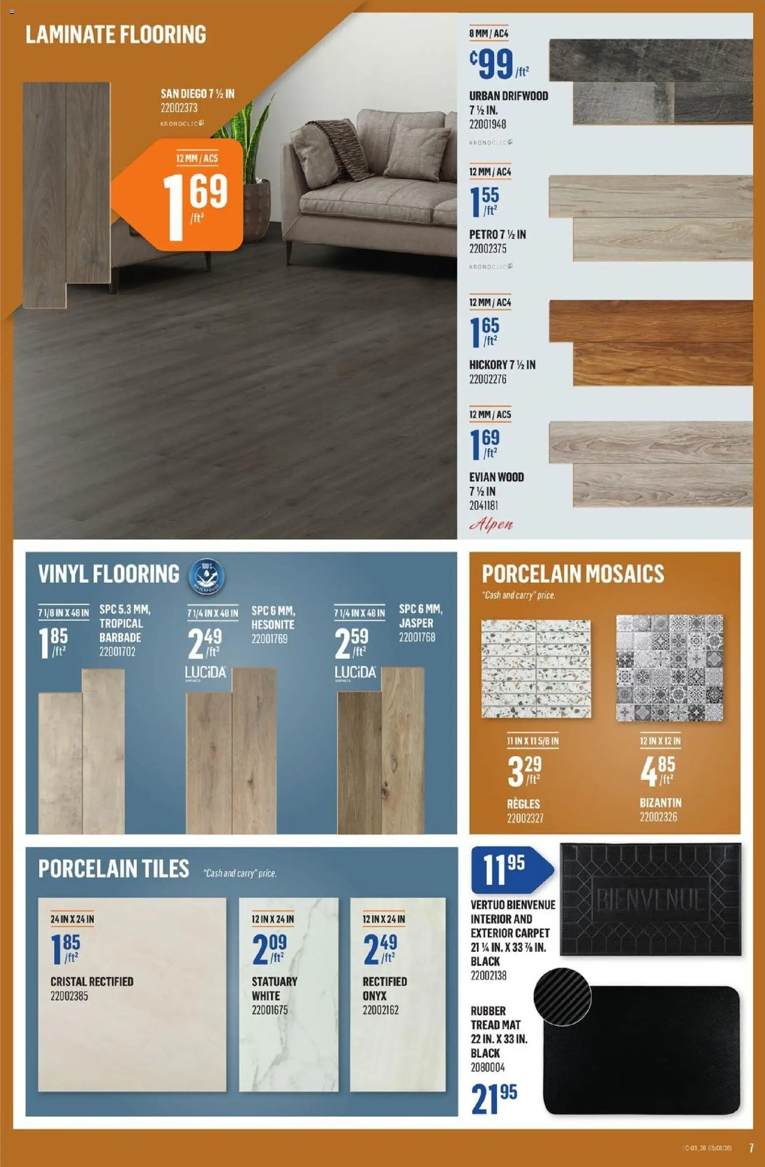 Canac flyer valid from 15.01.2026 | Page: 7 | Products: Carpet