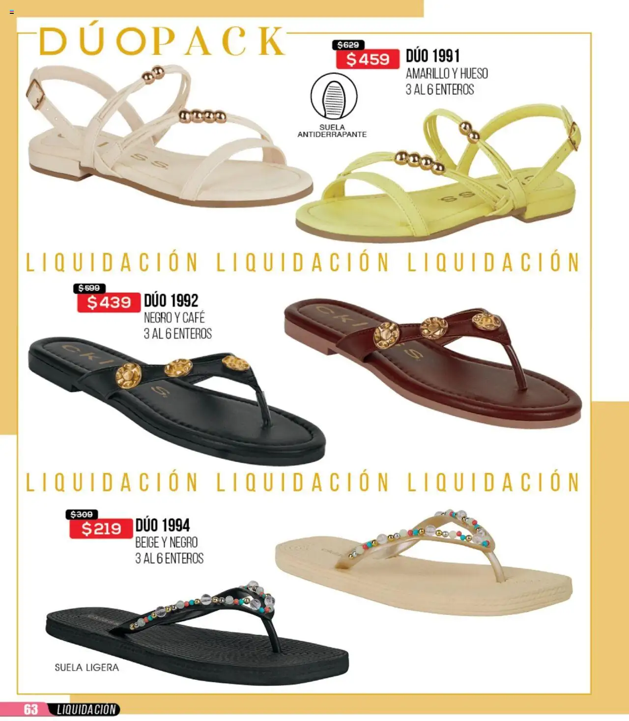 Nuevas ofertas de Cklass válidas en toda la República Mexicana desde el 22.09.2025. ¡Encuentra las mejores ofertas en Cklass - Catálogo Liquidación Calzado! | Página: 64 | Productos: Café