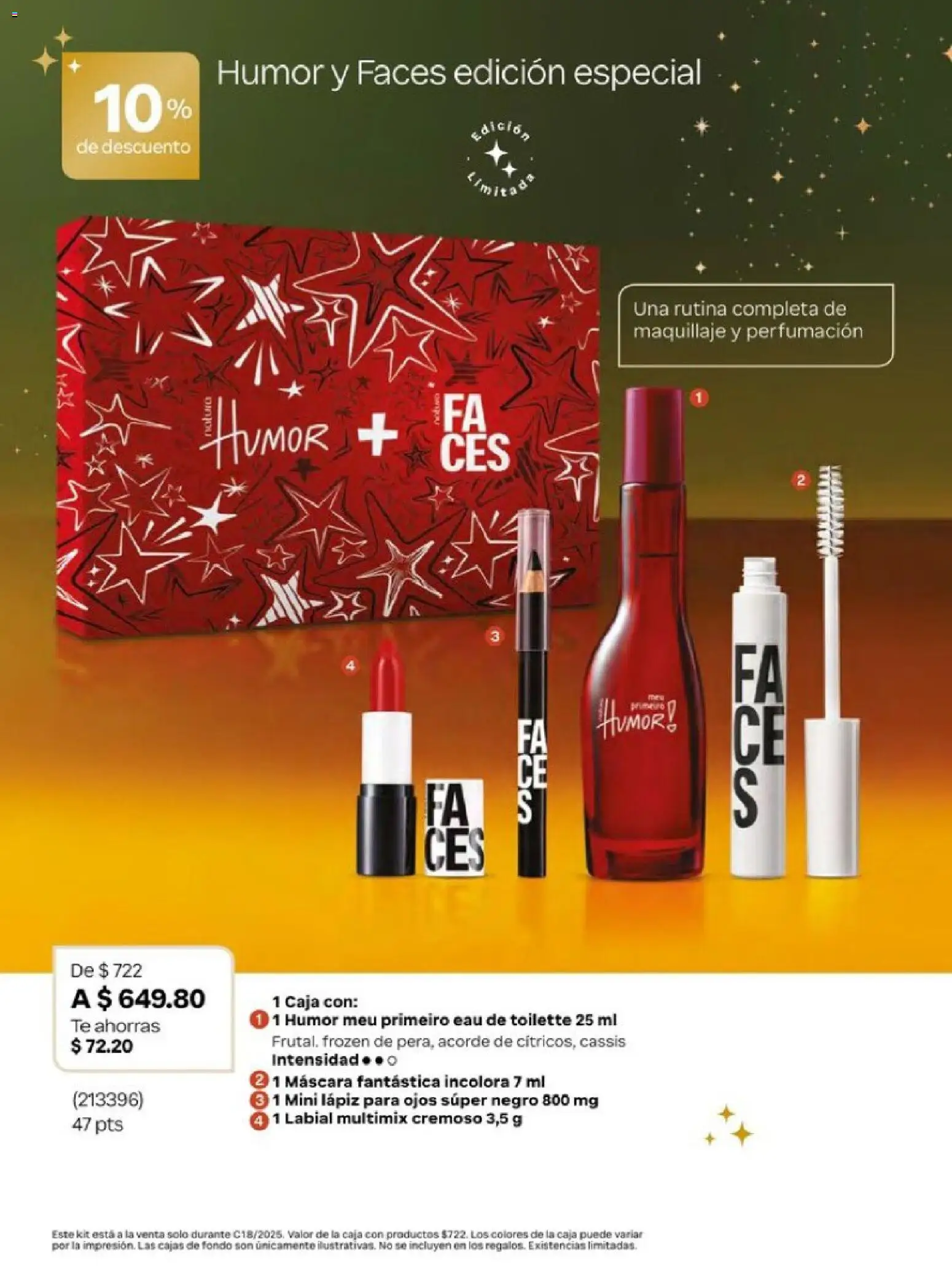 Nuevas ofertas de Natura válidas en toda la República Mexicana desde el 01.12.2025. ¡Encuentra las mejores ofertas en Natura campaña 18 2025! | Página: 18 | Productos: Té, Caja, Eau de toilette, Maquillaje