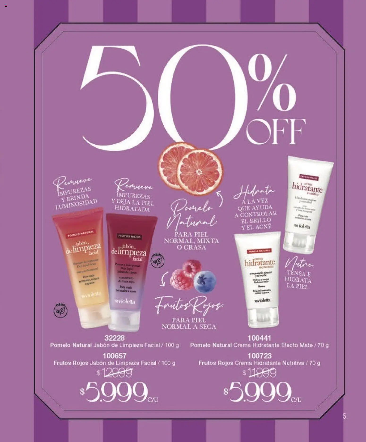 Violetta - Violetta Cosméticos │ válido desde el 05.02.2026 | Página: 5 | Productos: Mate, Brillo, Pomelo, Crema