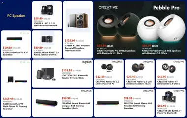 Preview of Canada Computers weekly flyer from shop Canada Computers valid from 26.12.2025 | Page: 28 | Products: PC, Speaker