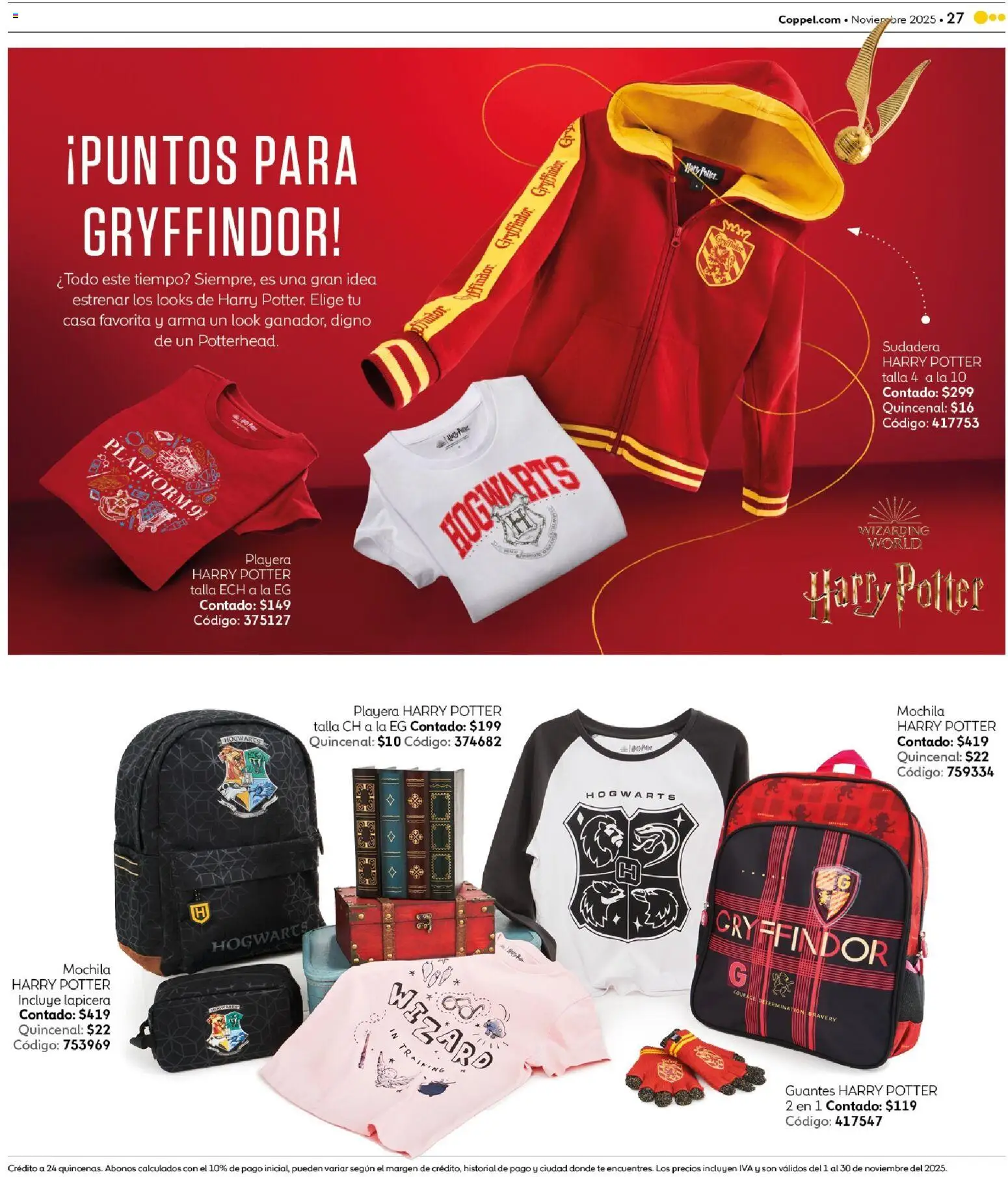 Nuevas ofertas de Coppel válidas en toda la República Mexicana desde el 01.11.2025. ¡Encuentra las mejores ofertas en Coppel Buen Fin! | Página: 27 | Productos: Guantes, Mochila, Playera, Té