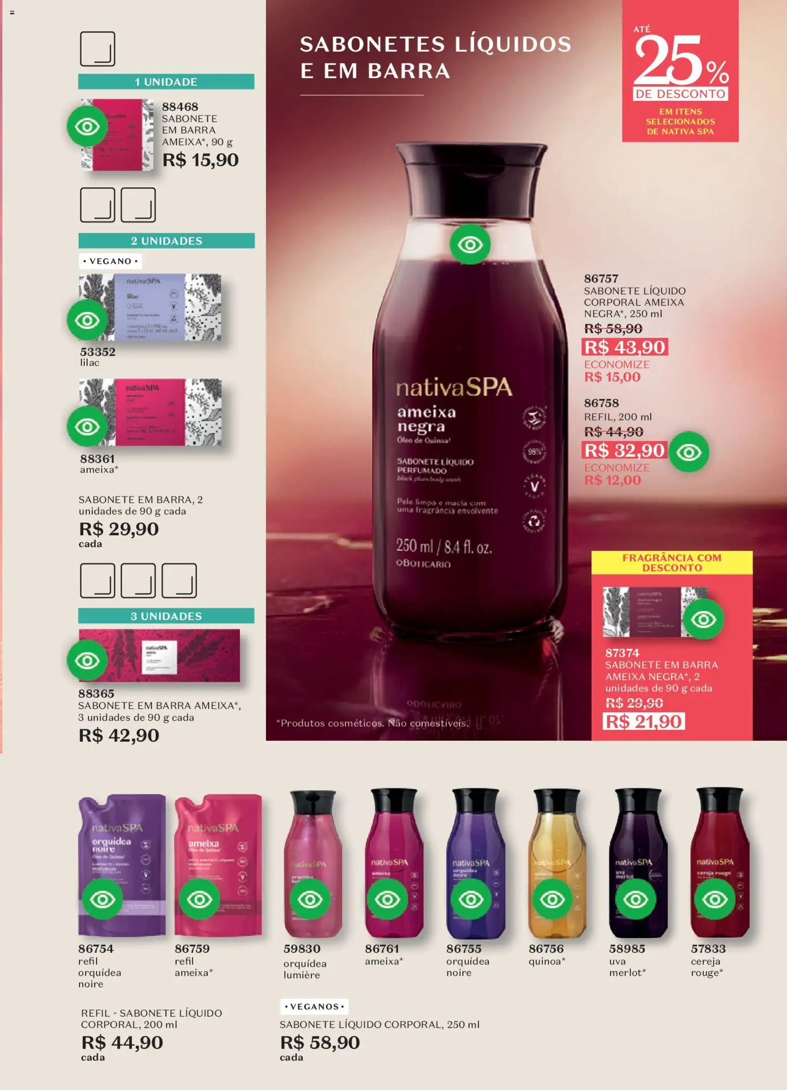 O Boticário Folheto - válido de 02.03.2026 | Página: 97 | Produtos: Fragrância, Óleo, Sabonete líquido, Ameixa