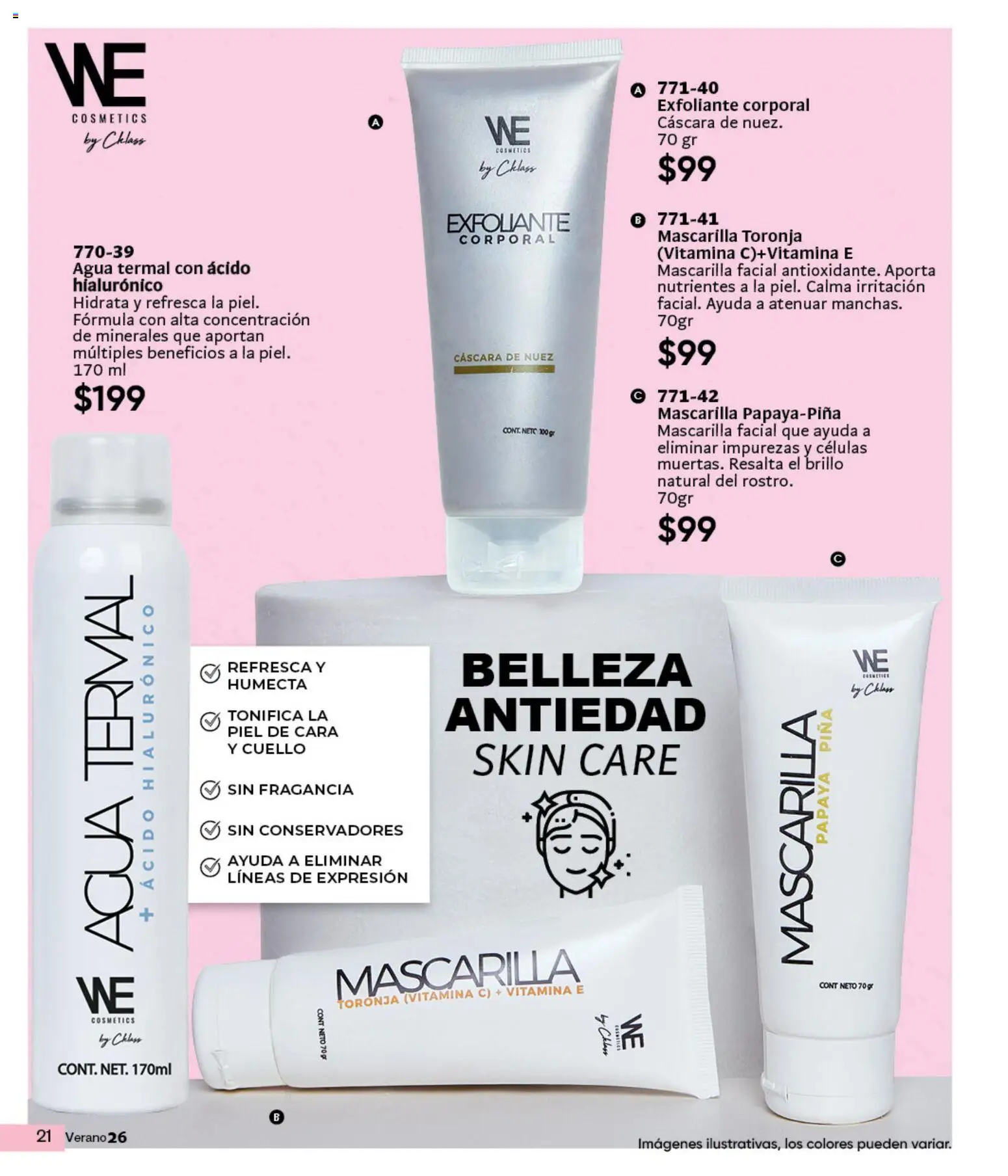 Nuevas ofertas de Cklass válidas en toda la República Mexicana desde el 05.03.2026. ¡Encuentra las mejores ofertas en Cklass catálogo Verano Joyería! | Página: 40 | Productos: Exfoliante corporal, Brillo, Piña, Mascarilla