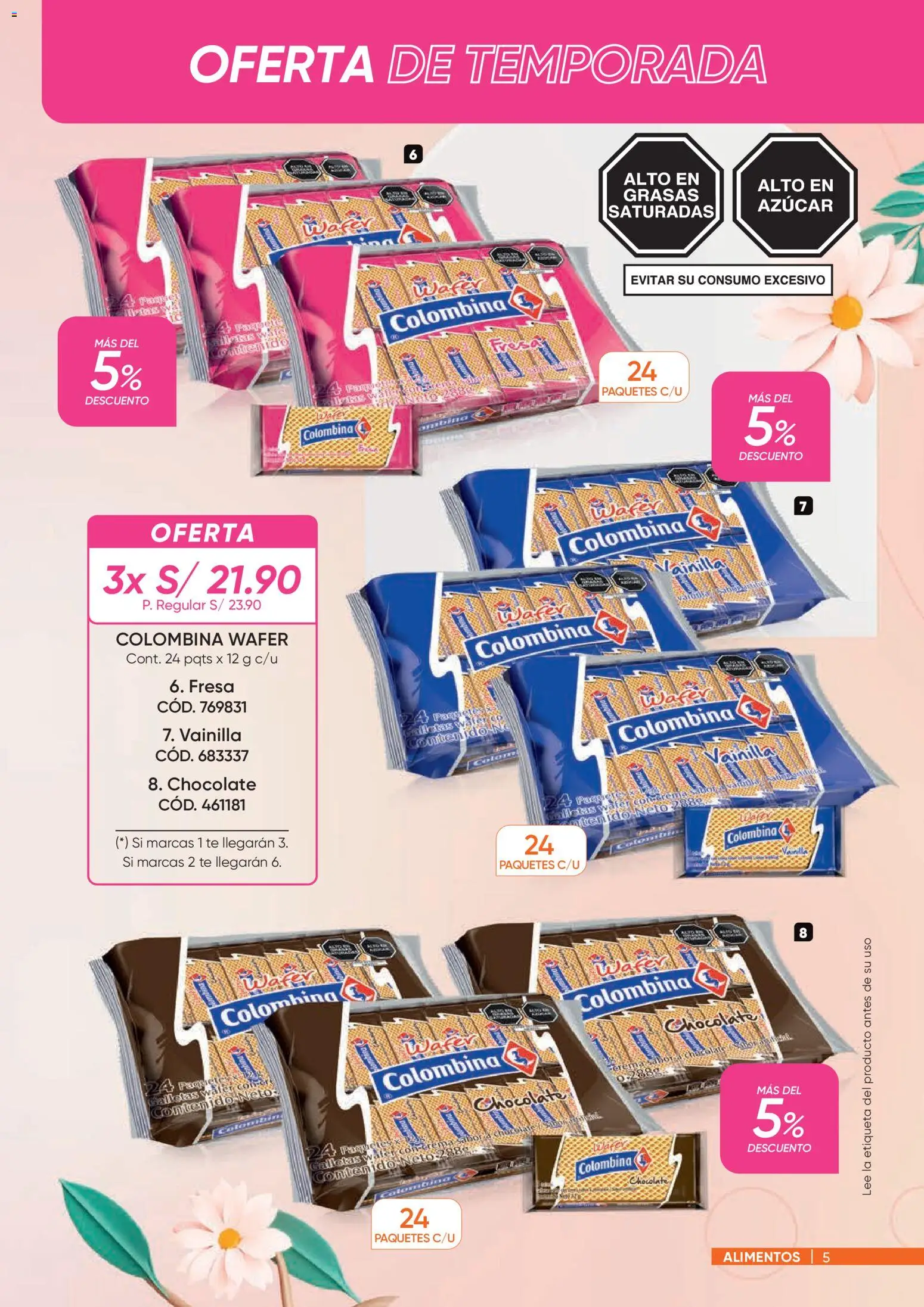 Catálogo Azzorti válido desde 26.01.2026 | Página: 5 | Productos: Chocolate, Té, Crema, Galletas