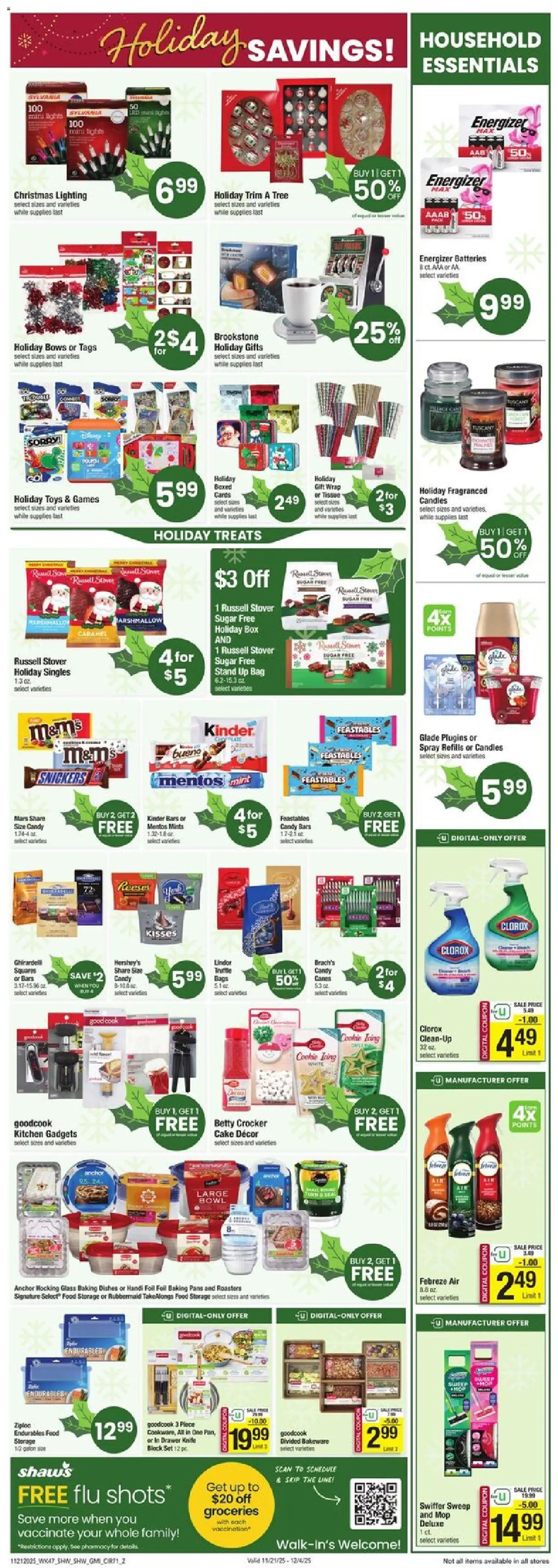 Shaw's Weekly Ad - valid from 21.11.2025 | Page: 8 | Products: Trim, Box, Anchor, Bag