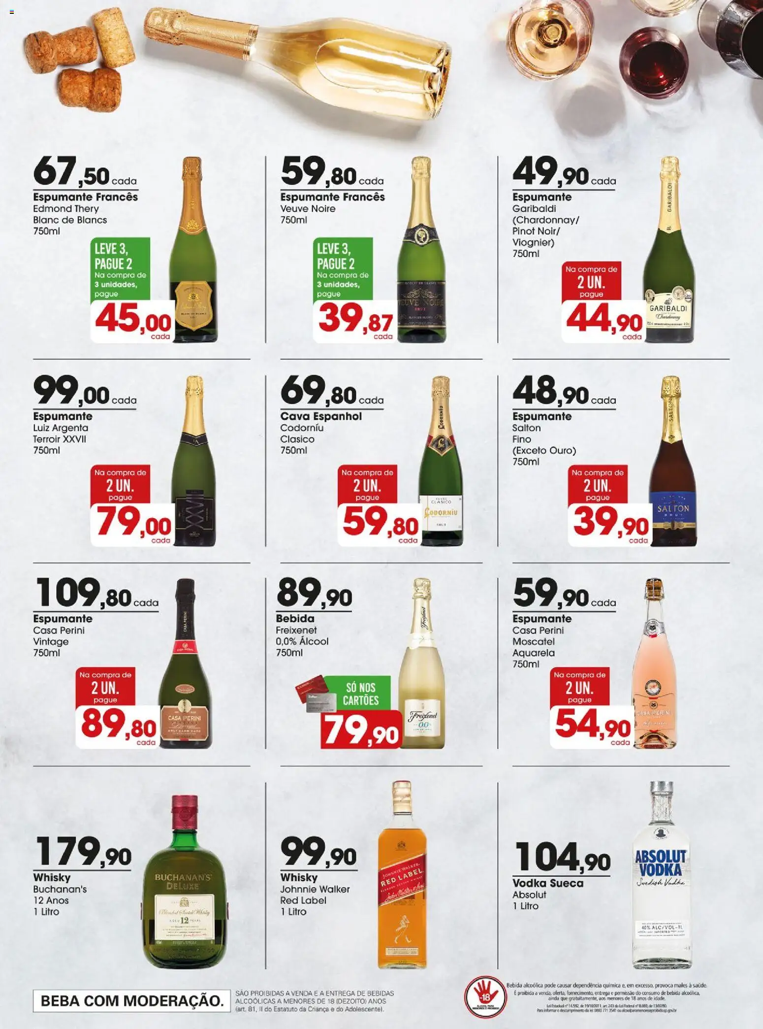 Zaffari Folheto - válido de 02.12.2025 | Página: 17 | Produtos: Espumante, Whisky, Vodka, Bebida