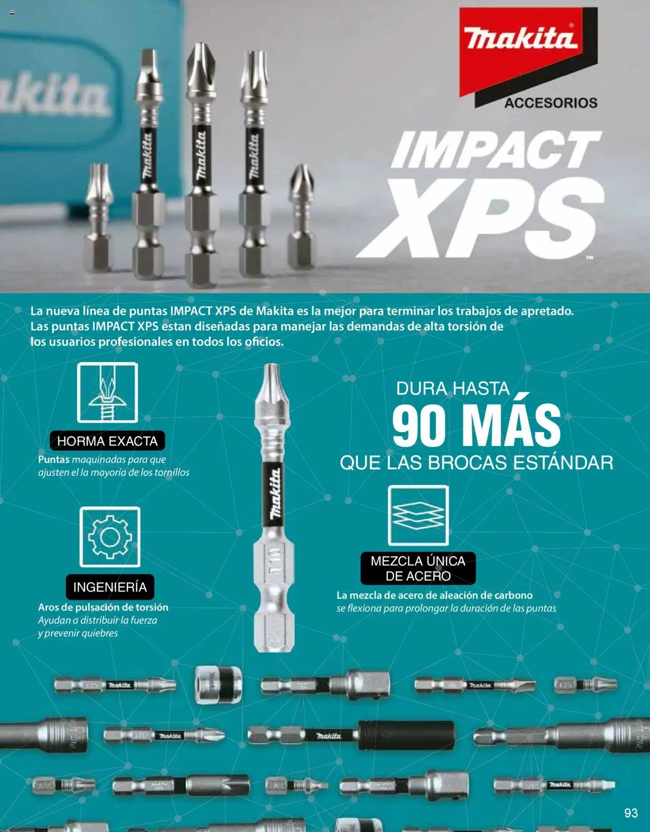 Nuevas ofertas de Makita válidas en toda la República Mexicana desde el 08.07.2024. ¡Encuentra las mejores ofertas en Makita catálogo Accesorios! | Página: 93