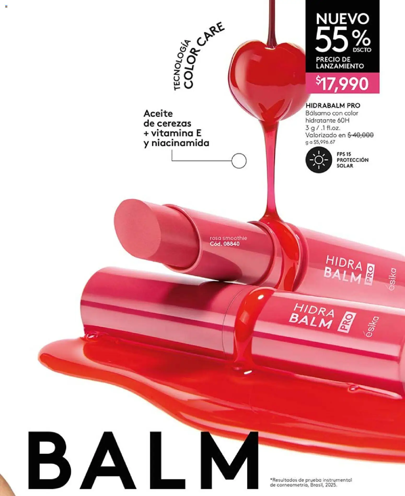 Ésika revista - valida desde el 03.04.2026 | Página: 51 | Productos: Bálsamo, Cerezas, Aceite